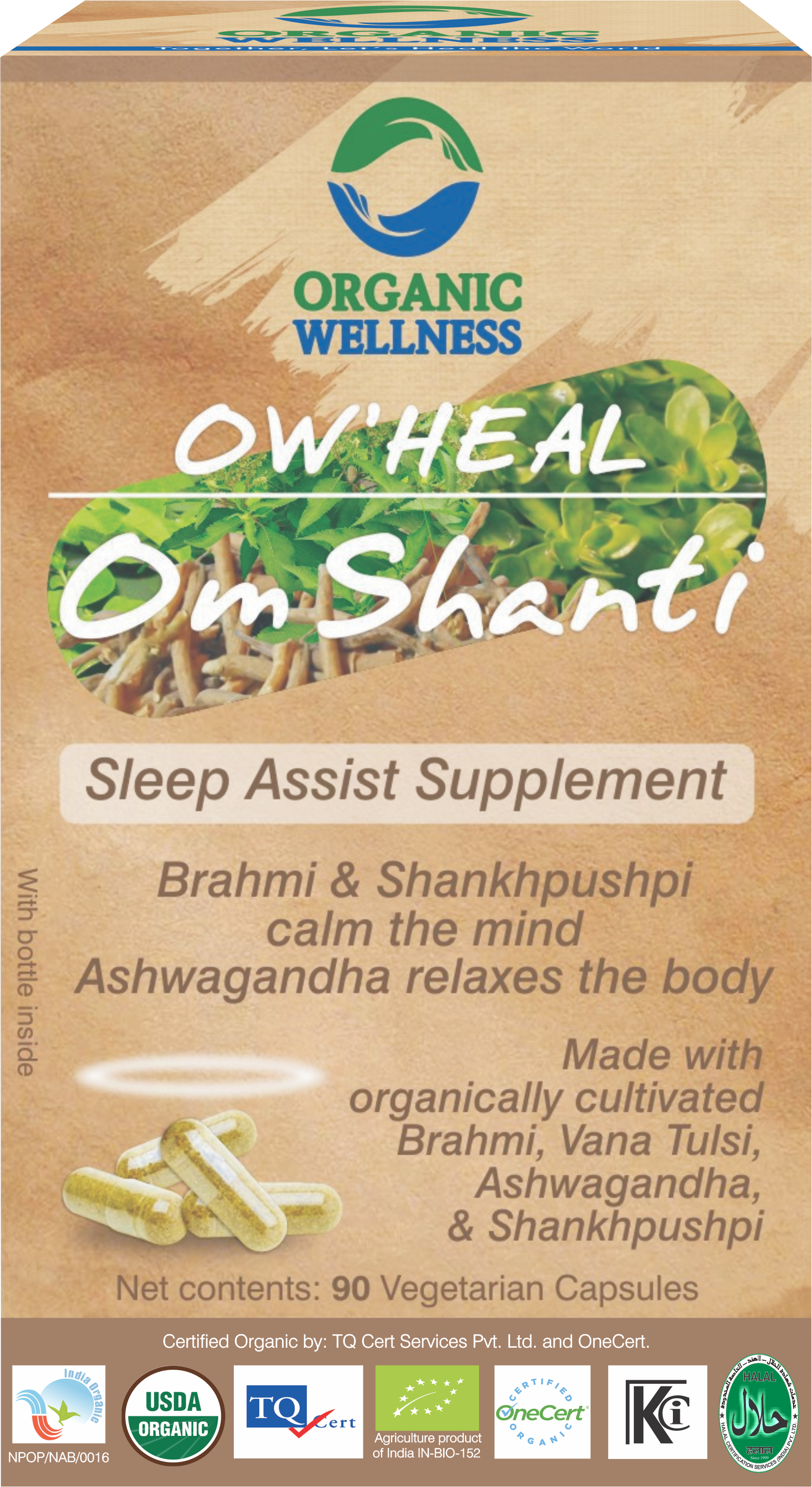 Organic Wellness Heal Om Shanti Capsule