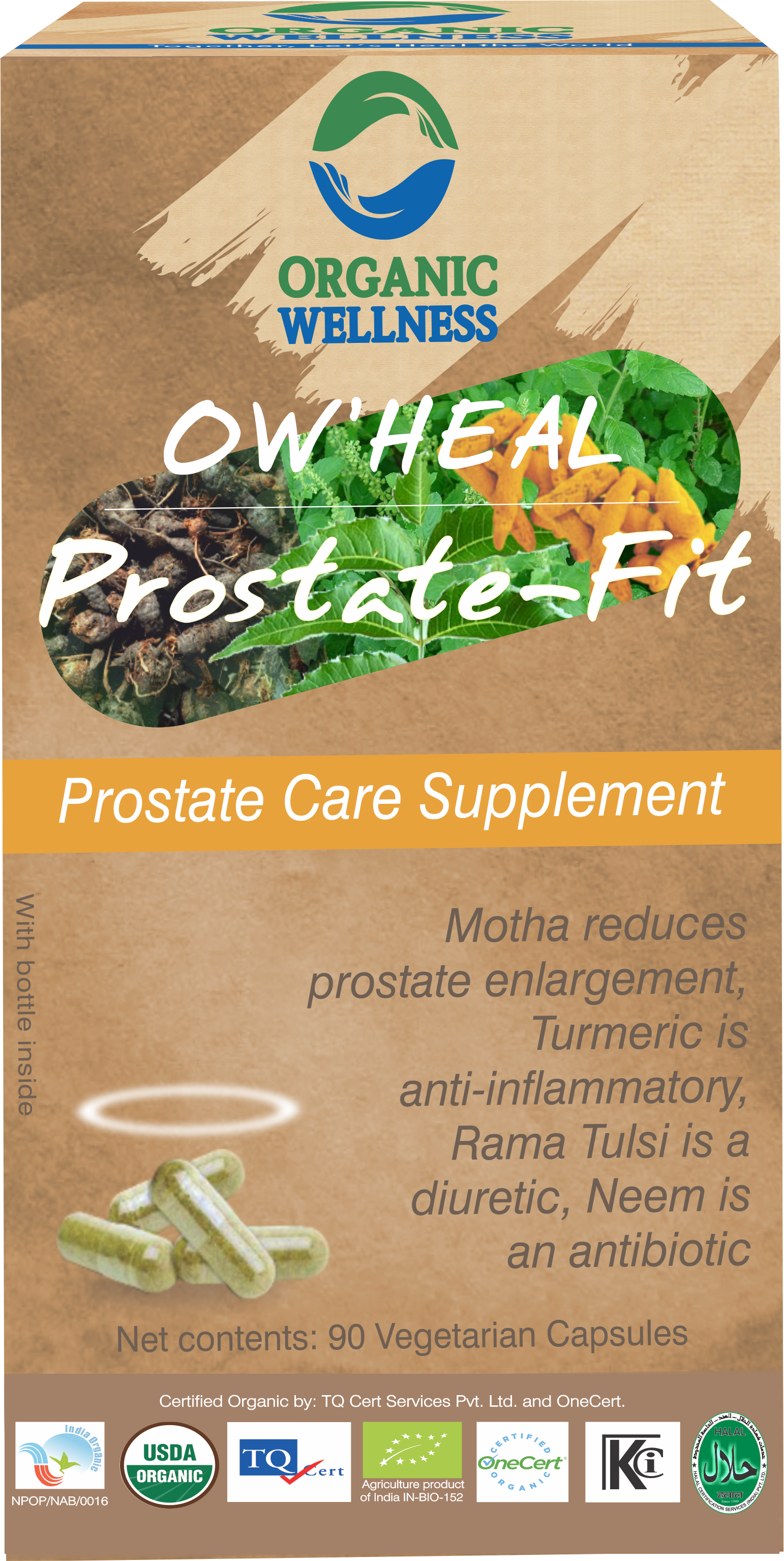 Buy Organic Wellness Heal Prostate Fit Capsule at Best Price Online