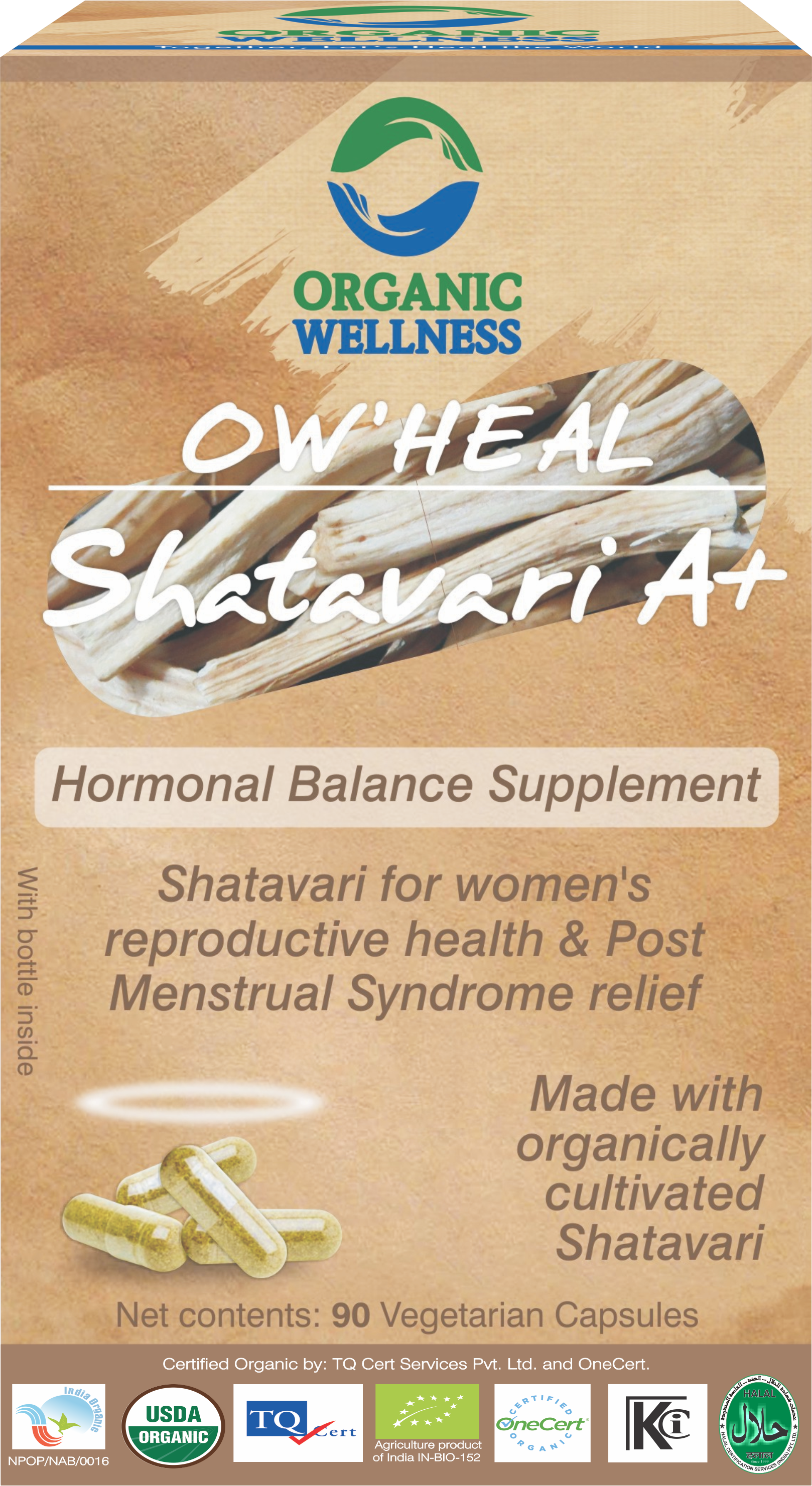 Buy Organic Wellness Heal Shatavari A Plus Capsule at Best Price Online