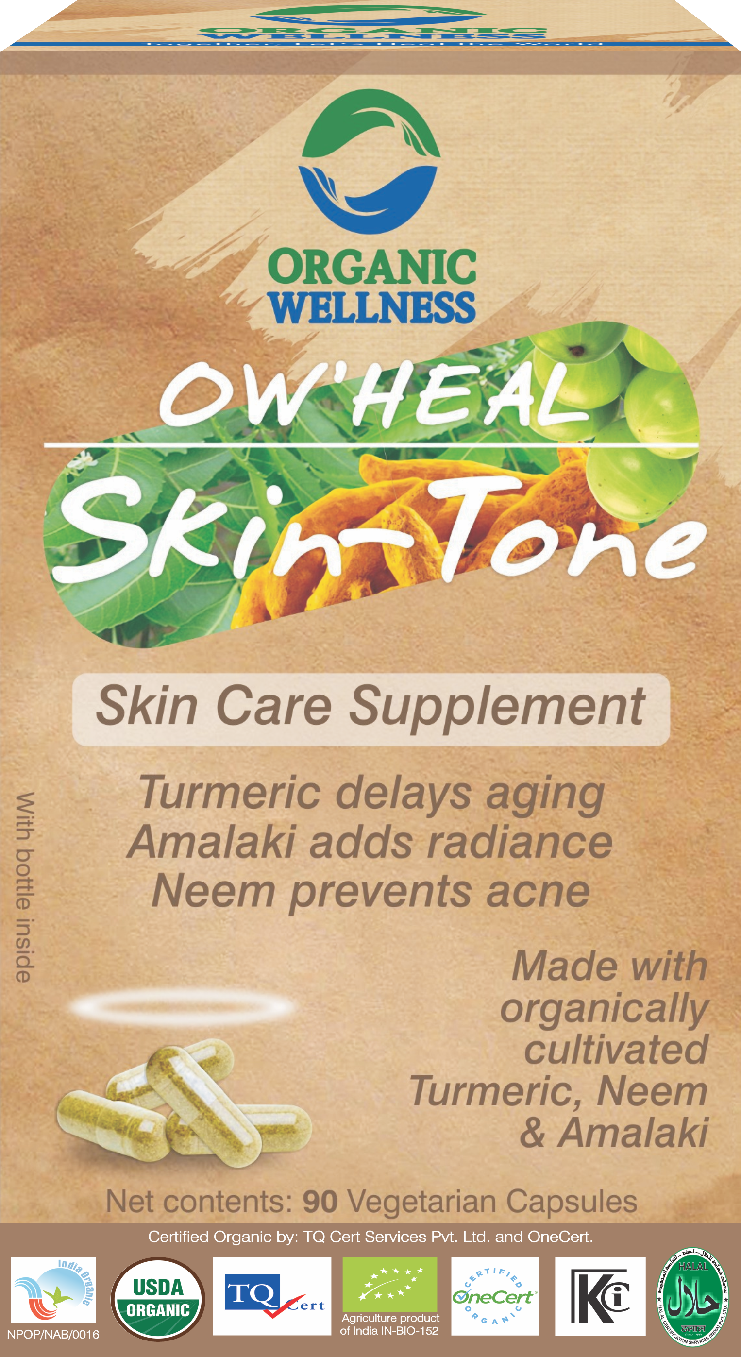 Buy Organic Wellness Heal Skin Tone Capsule at Best Price Online