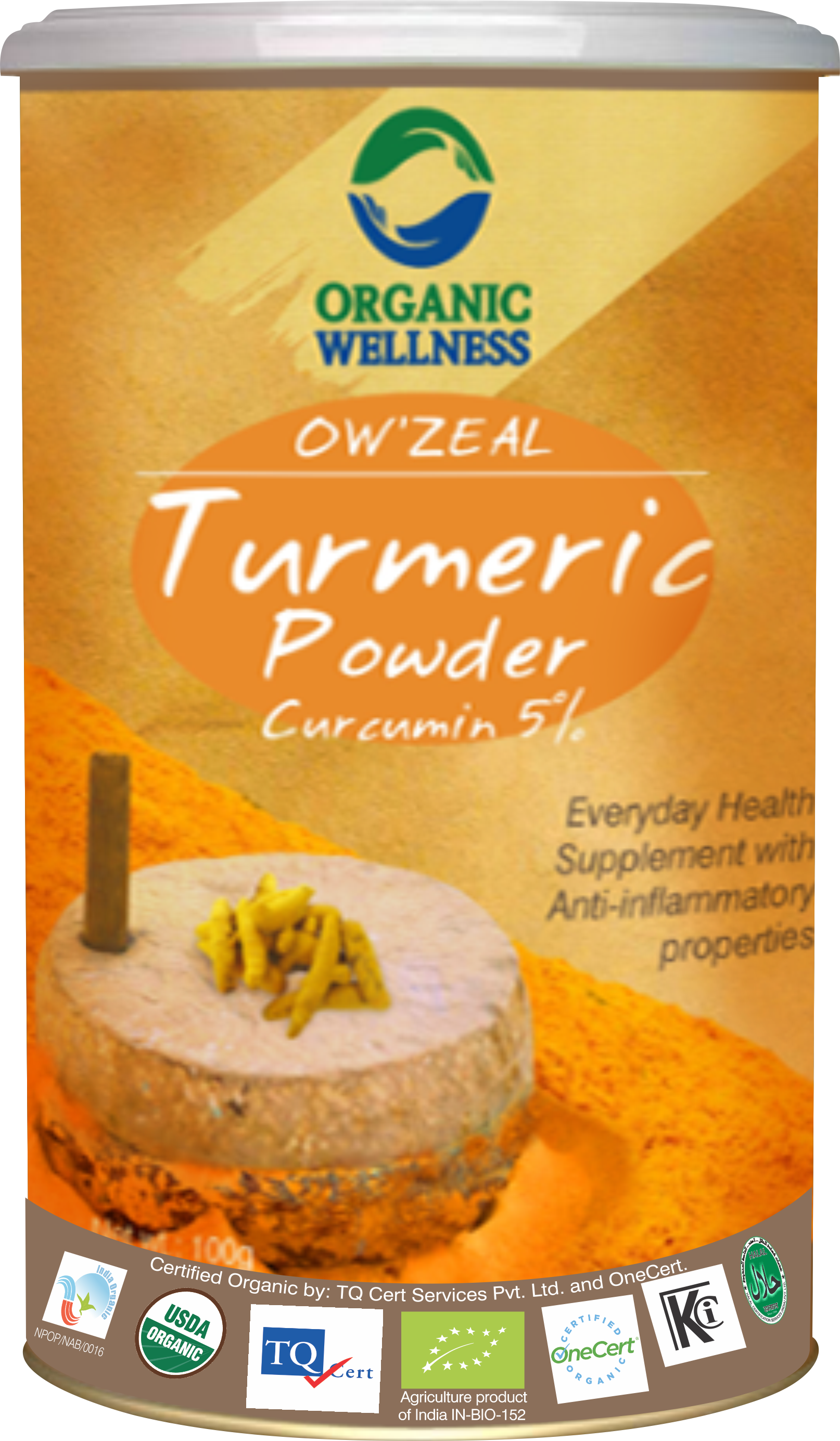 Organic Wellness Zeal Turmeric Powder