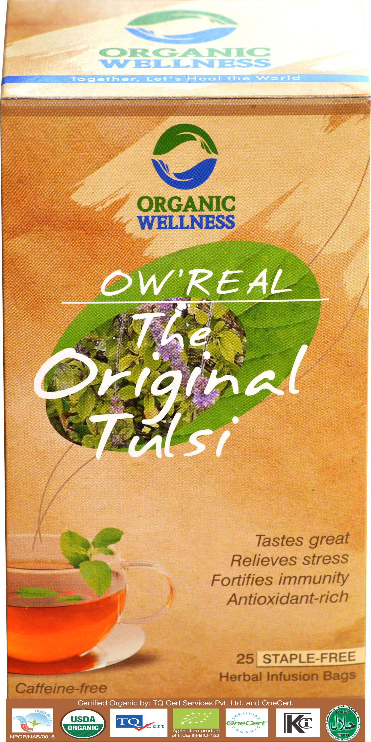 Organic Wellness Real The Original Tulsi Tea
