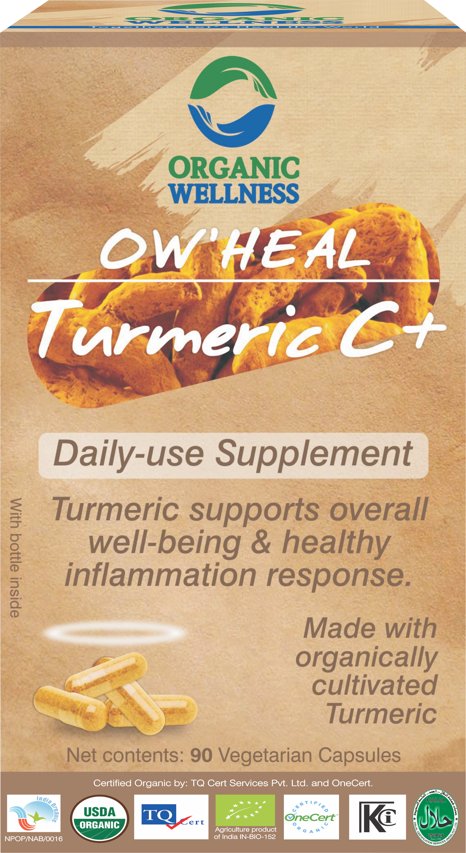 Organic Wellness Heal Turmeric C Plus Capsule