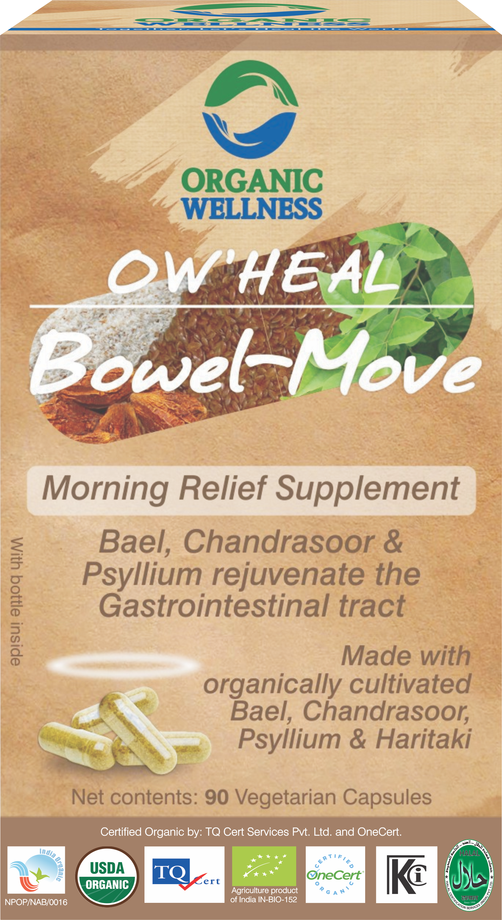 Buy Organic Wellness Heal Bowel Move Capsule at Best Price Online