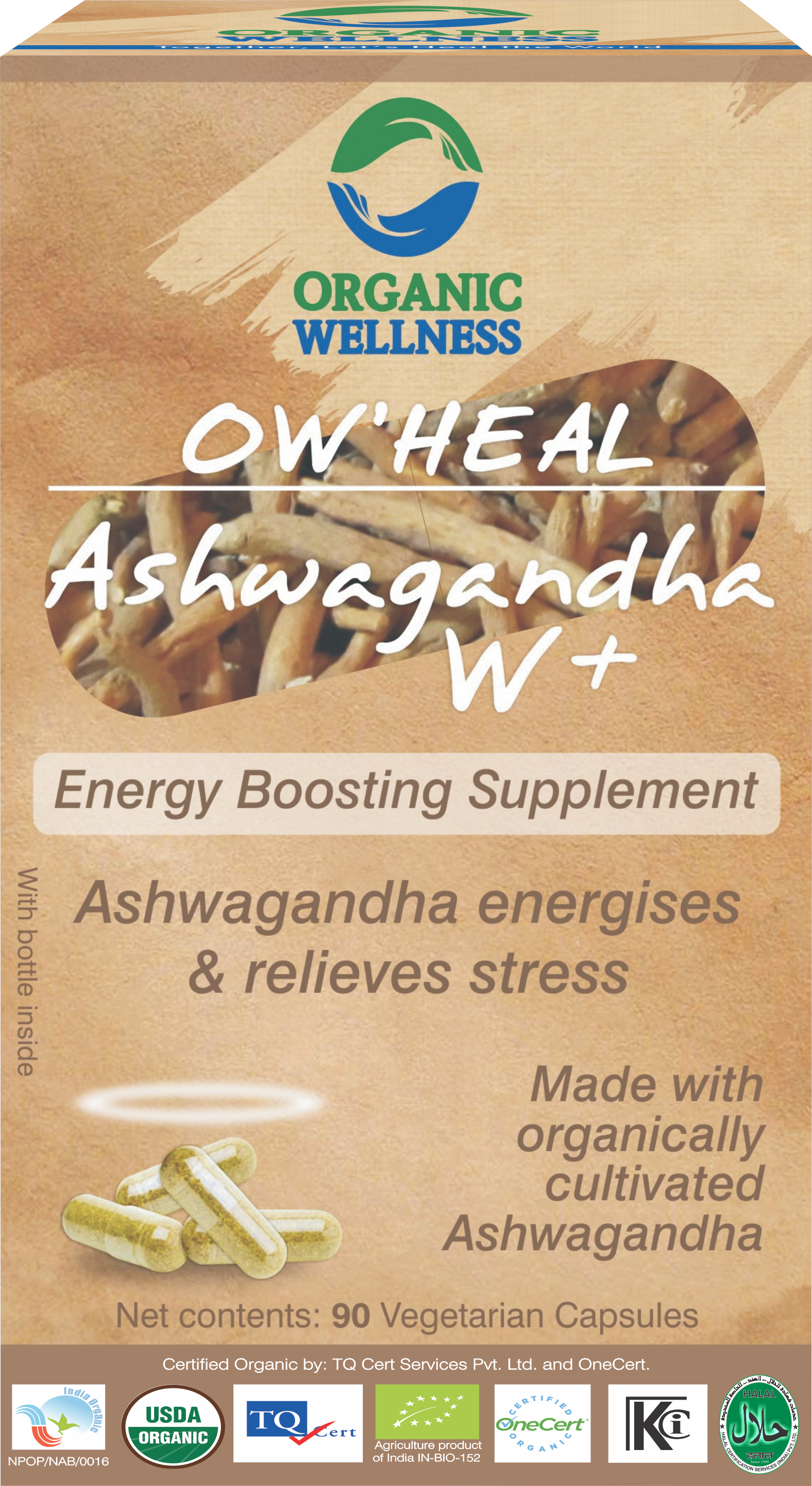 Organic Wellness Heal Ashwagandha W Plus Capsule