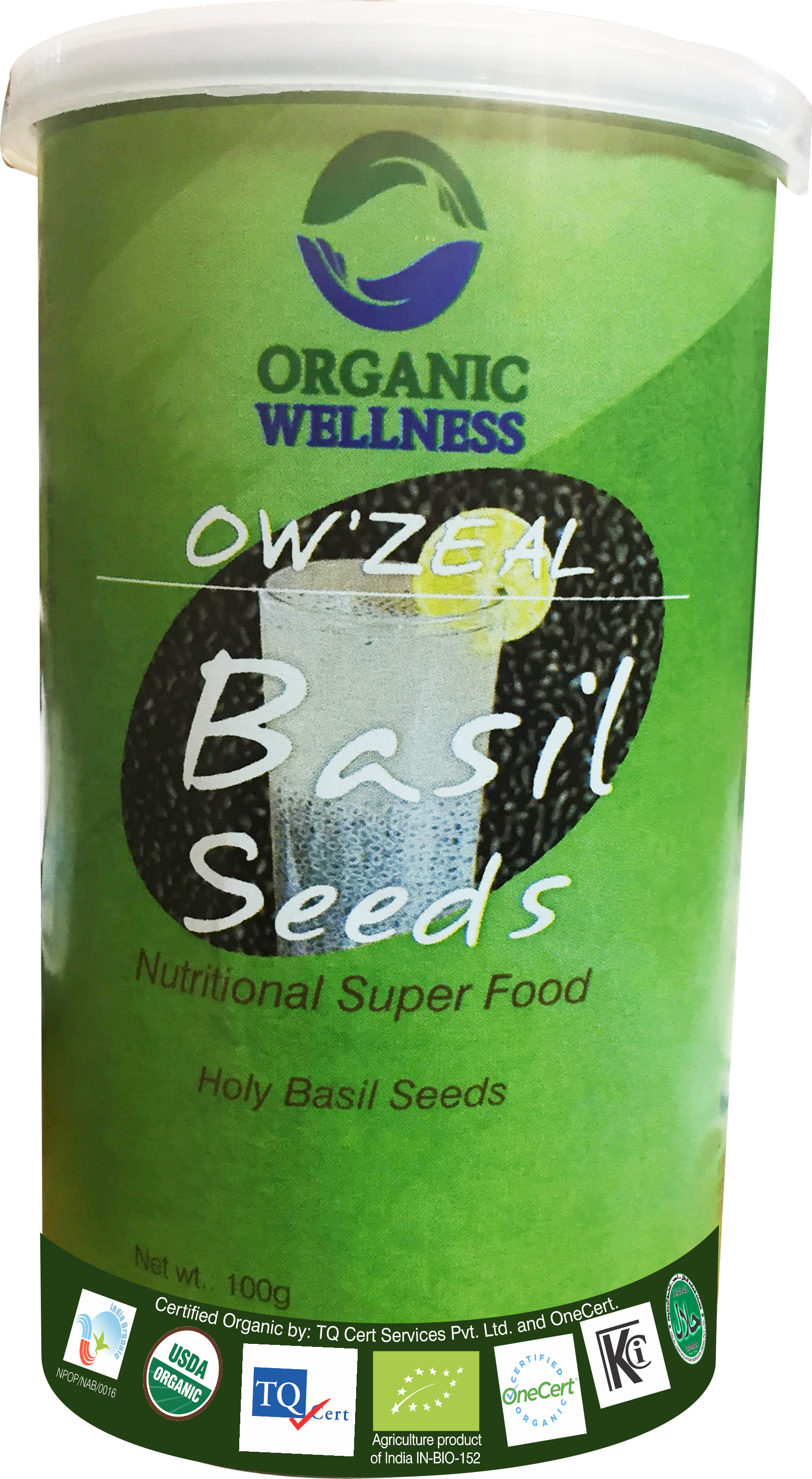 Organic Wellness Zeal Basil Seeds