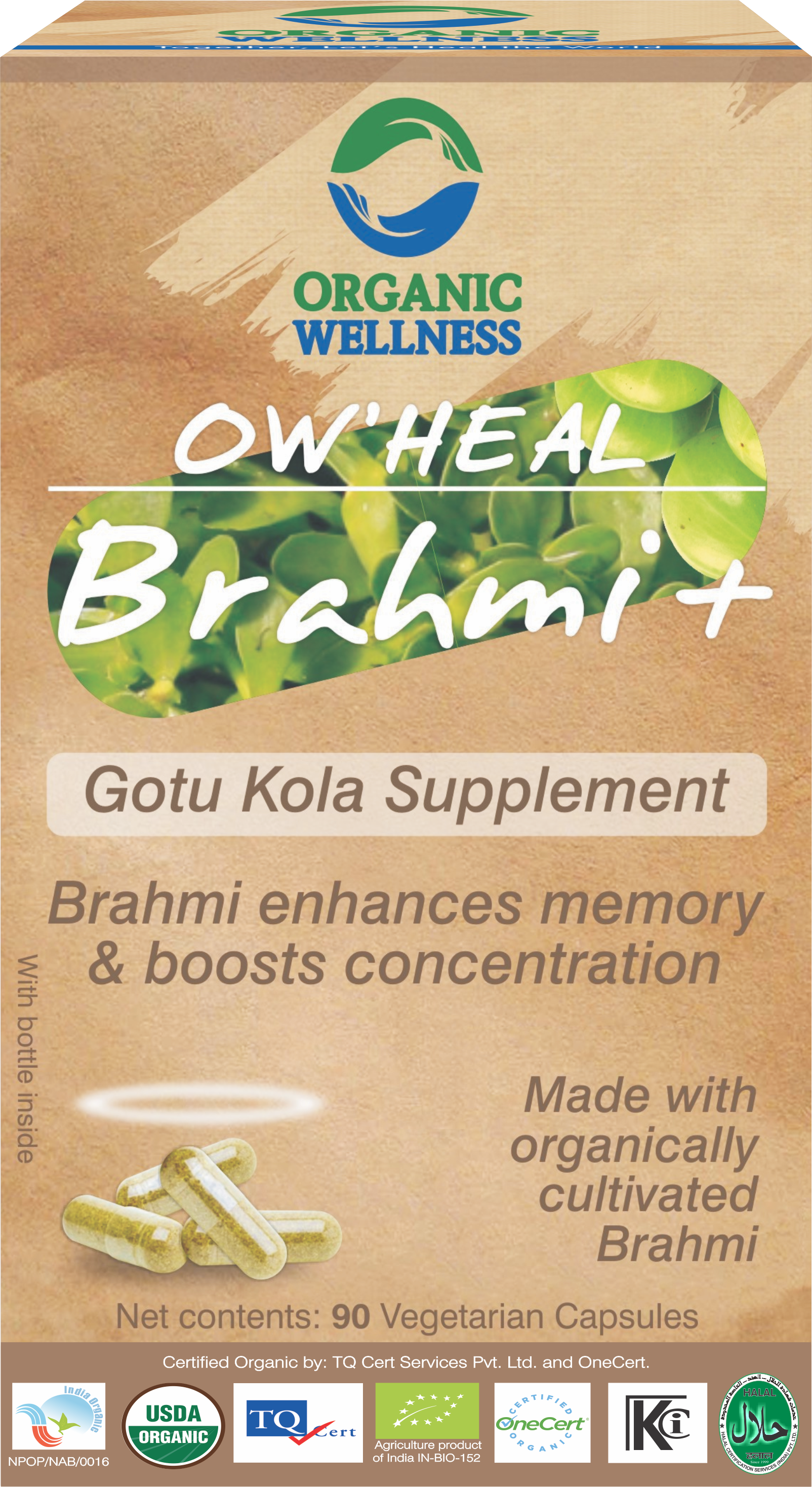 Buy Organic Wellness Heal Brahmi Plus Capsule at Best Price Online
