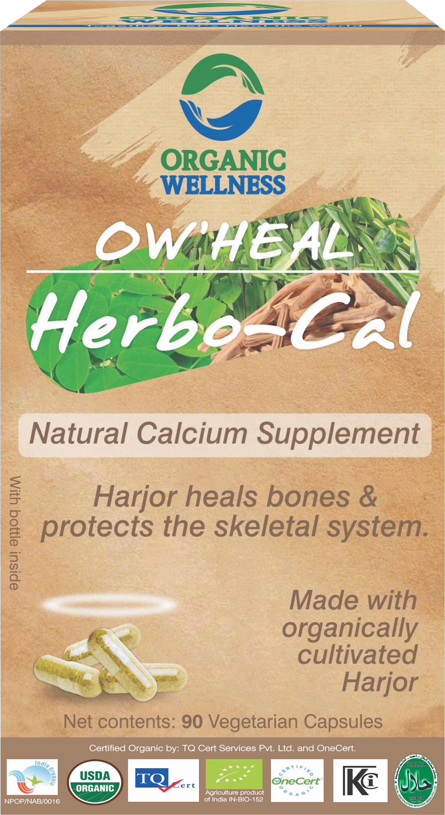 Buy Organic Wellness Heal Herbo Cal Capsule at Best Price Online