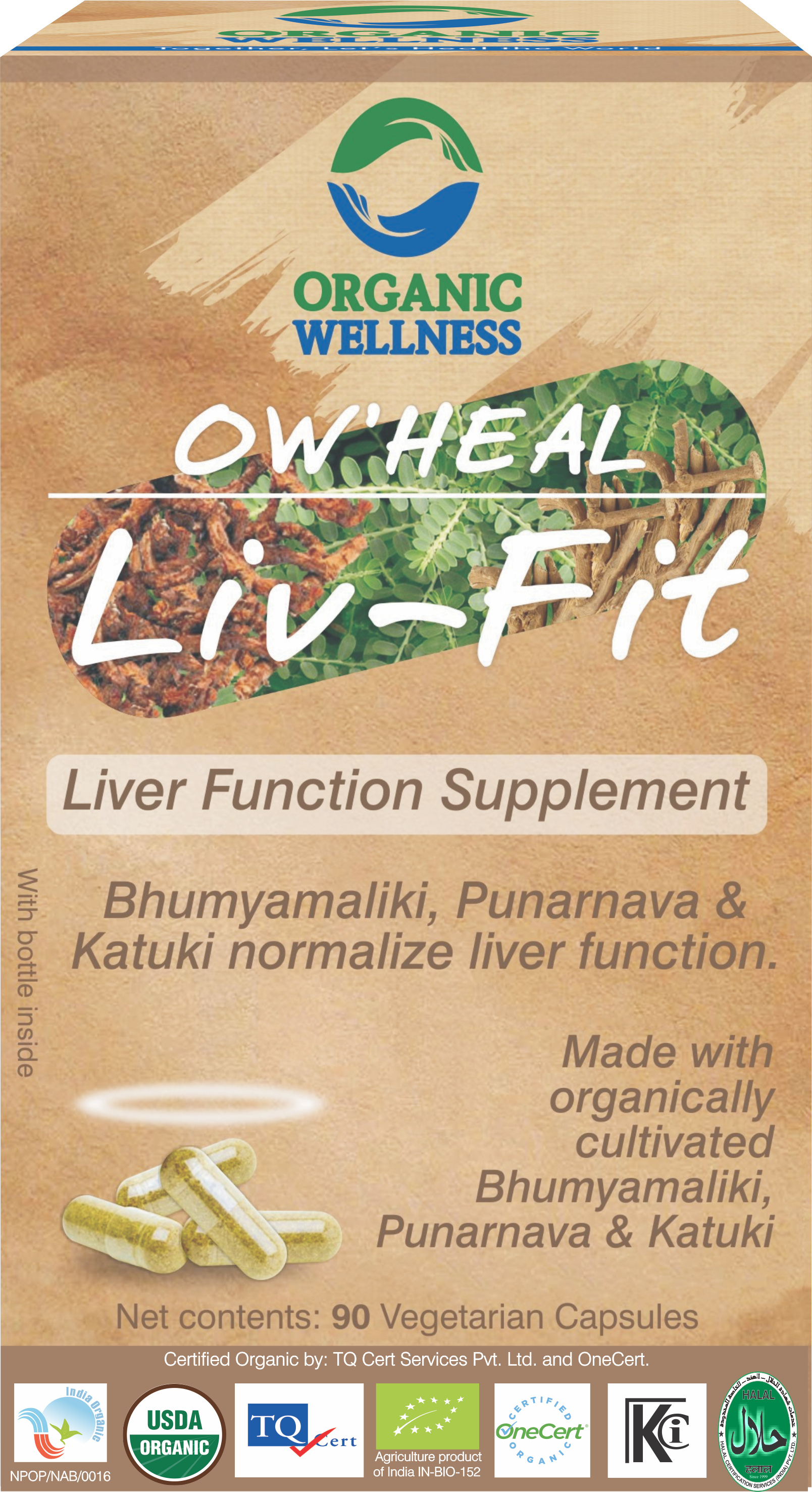 Organic Wellness Heal Liv Fit Capsule