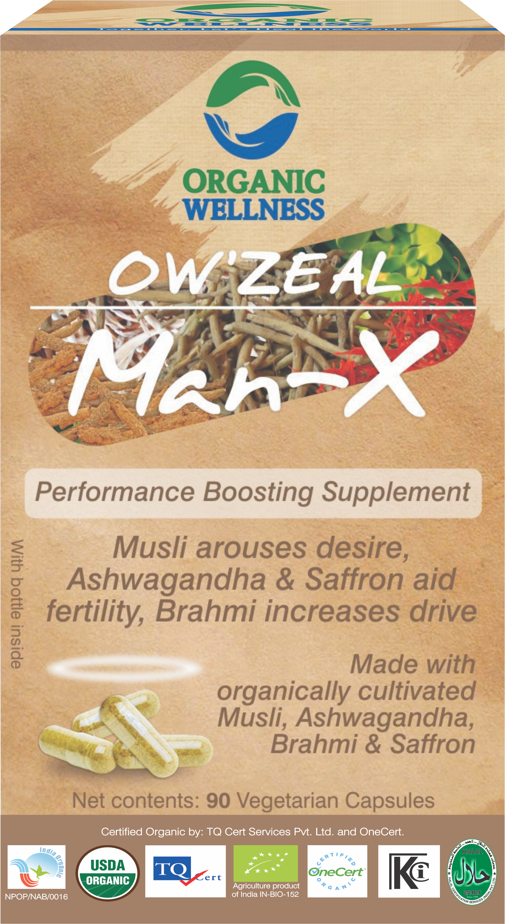 Organic Wellness Heal Man X Capsule