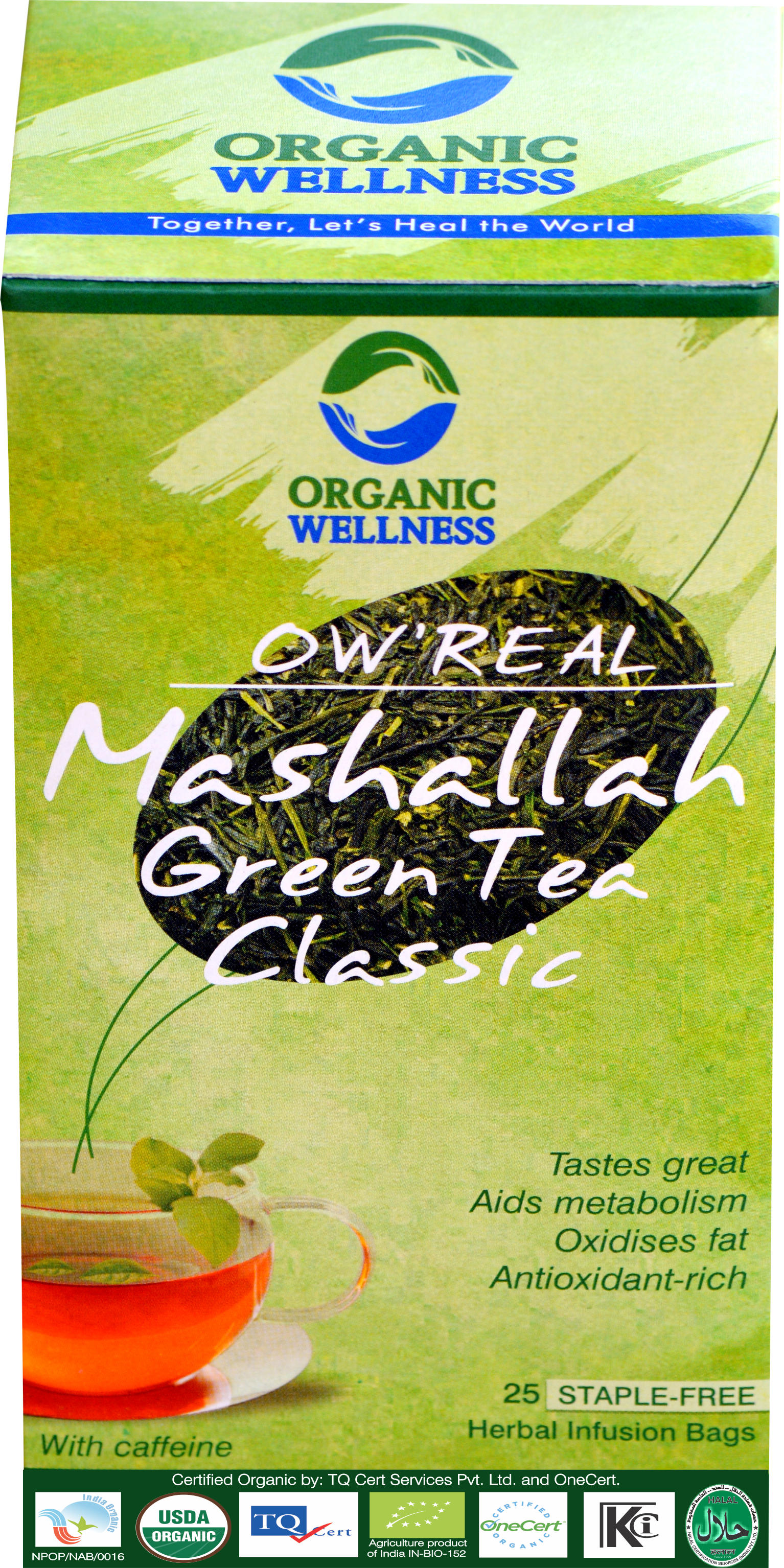 Organic Wellness Real Mashalla Green Tea Classic
