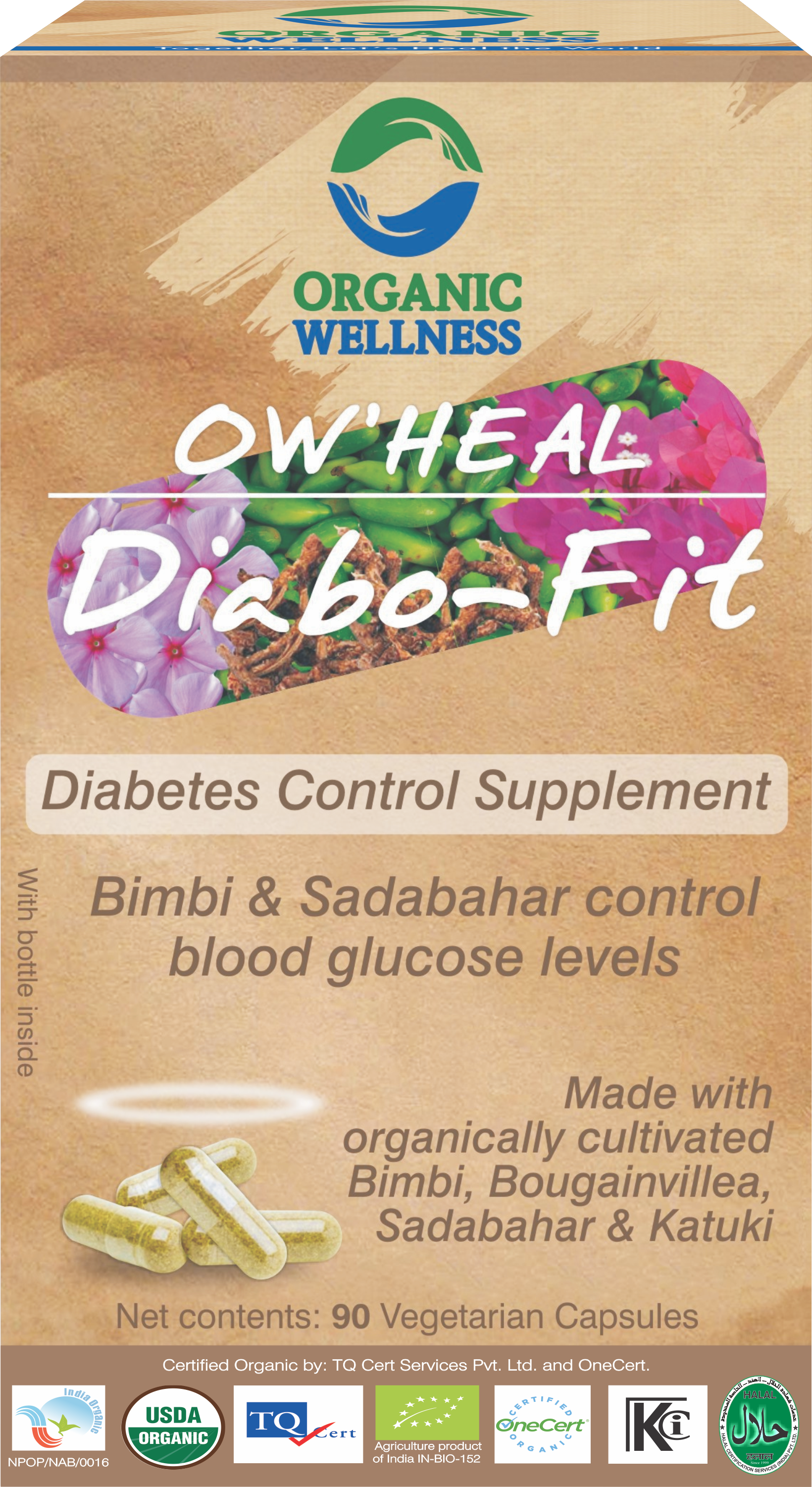 Organic Wellness Heal Diabo Fit Capsule