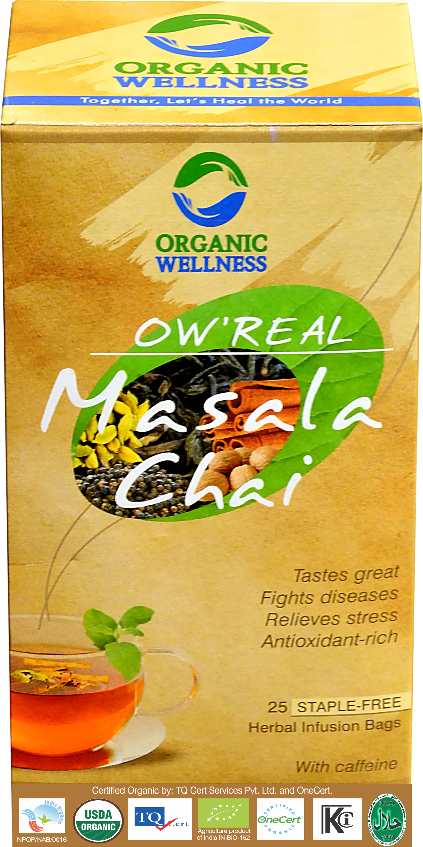 Organic Wellness Real Masala Chai Tea