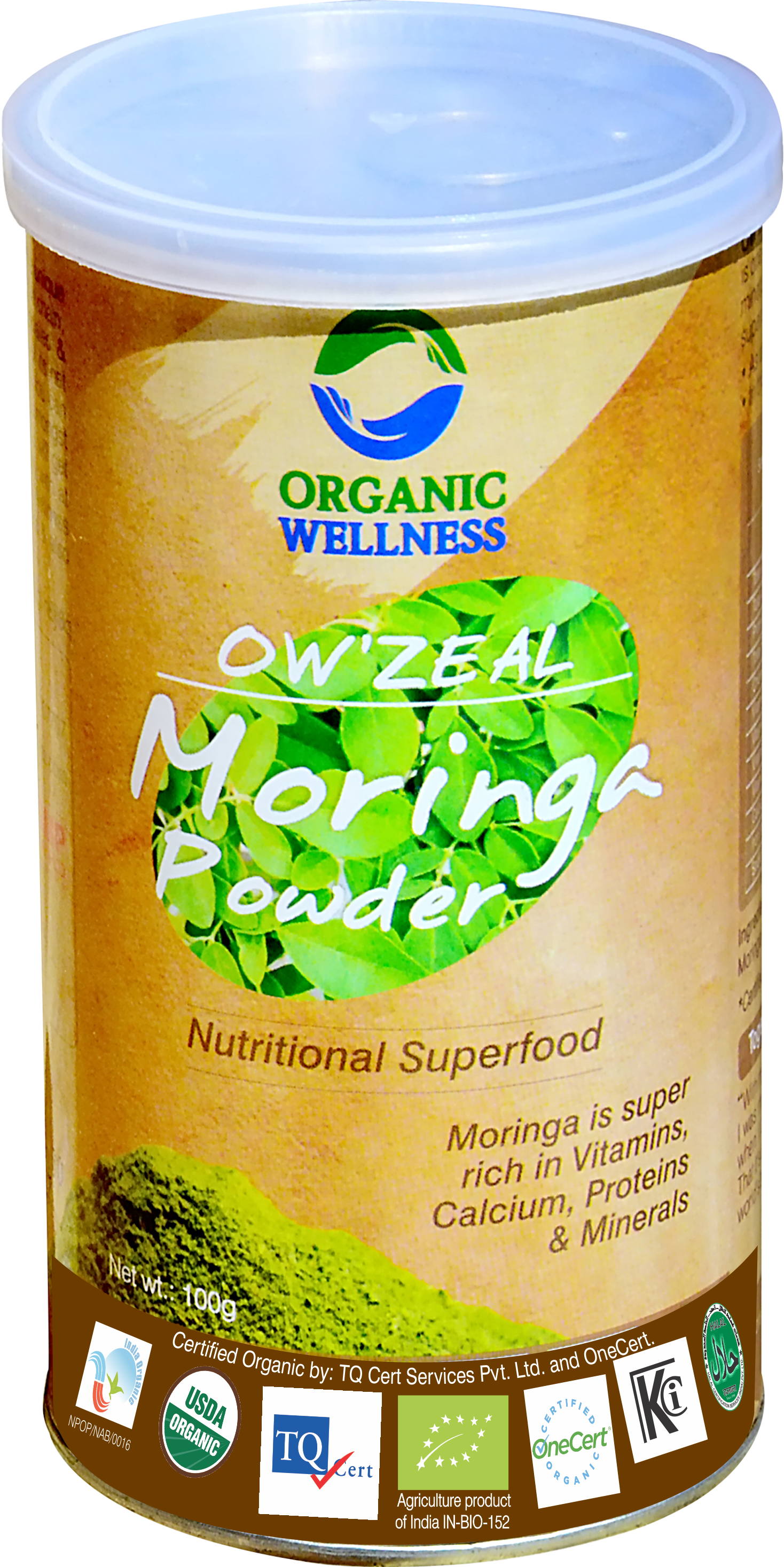 Organic Wellness Zeal Moringa Powder