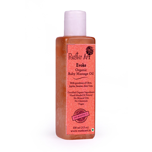 Rustic Art Organic Baby Oil Evoke 