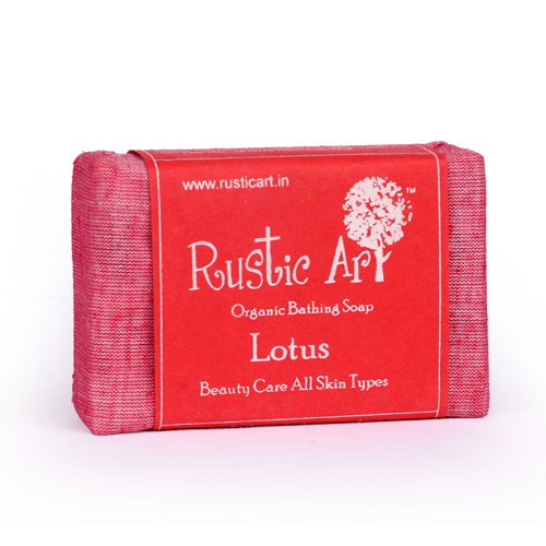 Buy Rustic Art Organic Lotus Soap at Best Price Online