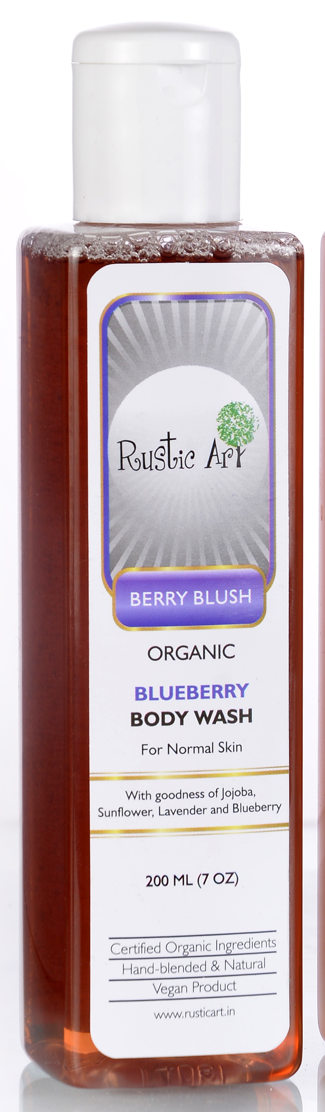 Buy Rustic Art Organic Blueberry Body Wash at Best Price Online