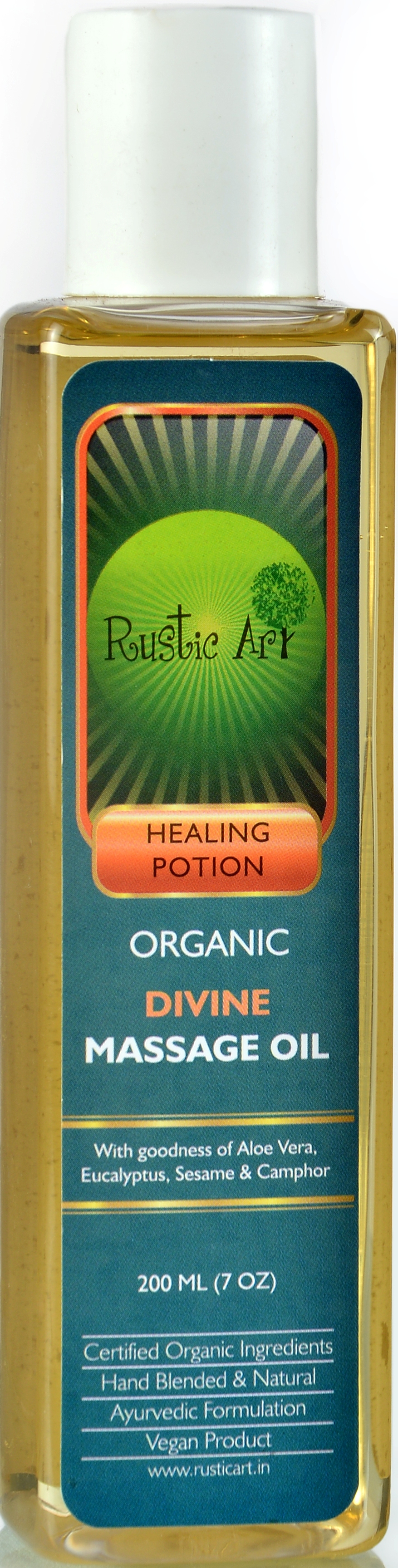 Buy Rustic Art Organic Divine Massage Oil at Best Price Online