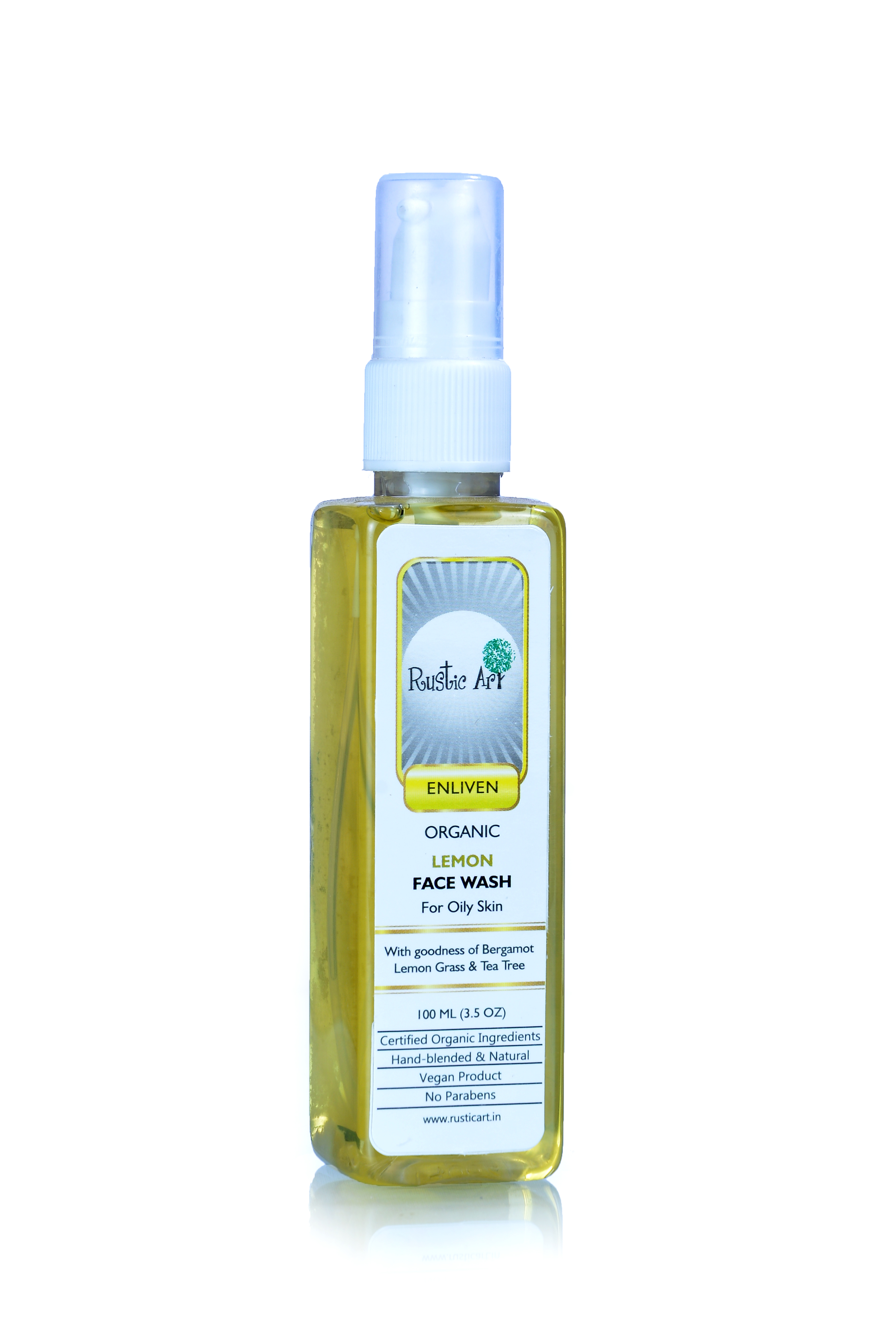 Rustic Art Organic Lemon Face Wash