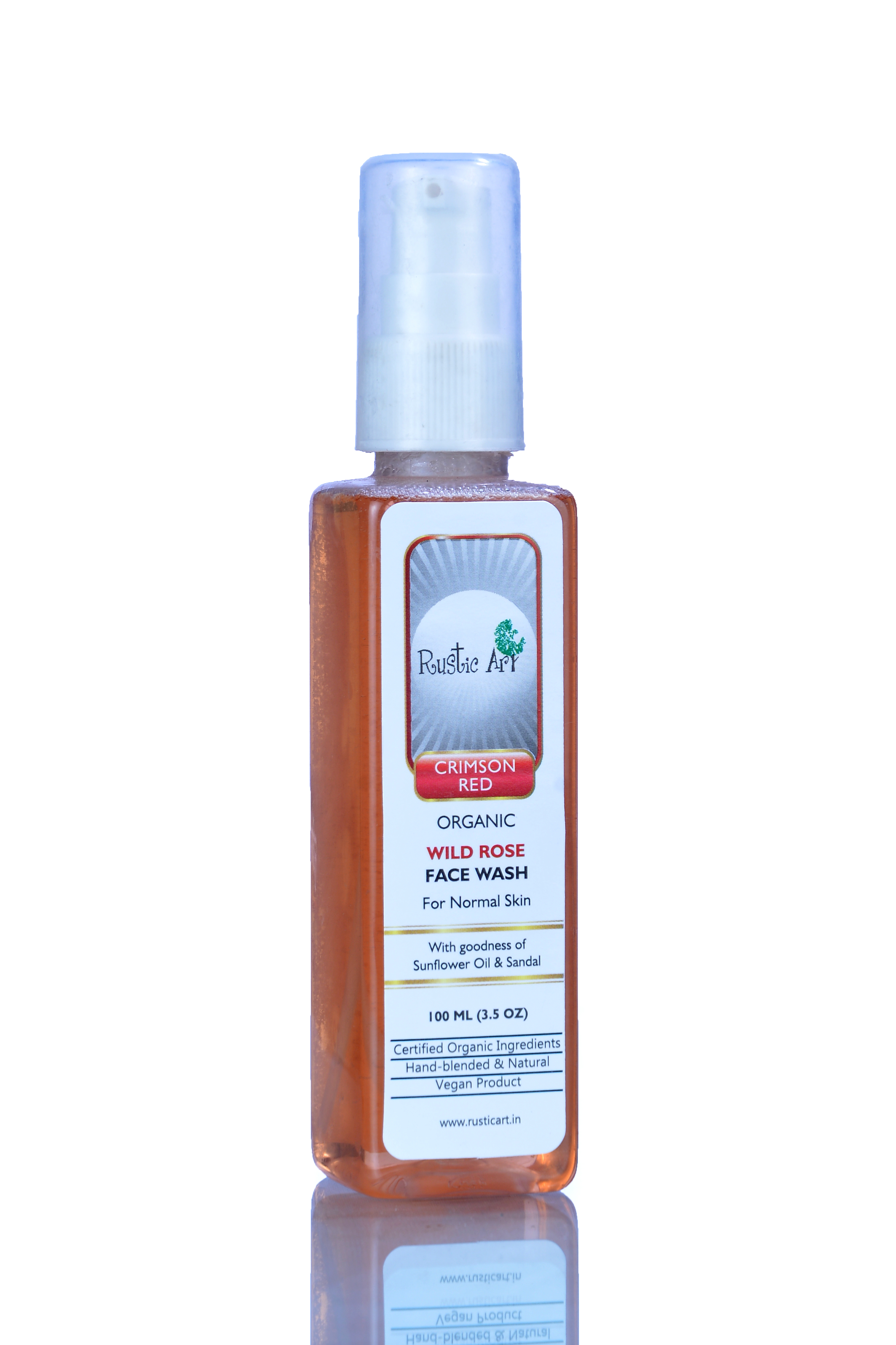 Rustic Art Organic Rose Face Wash