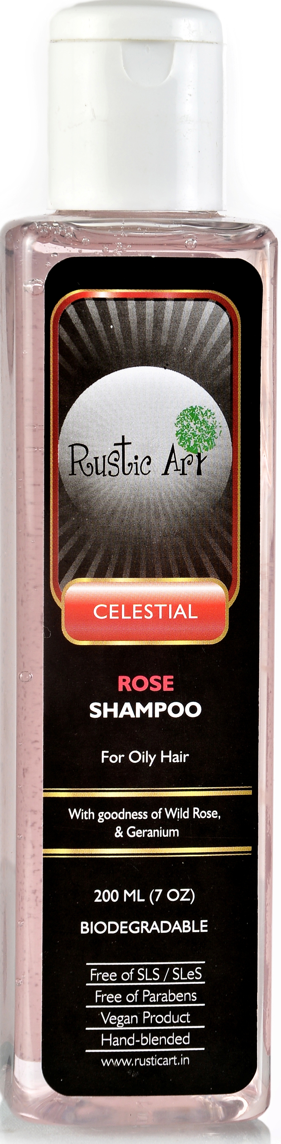Rustic Art Biodegradable Rose Shampoo