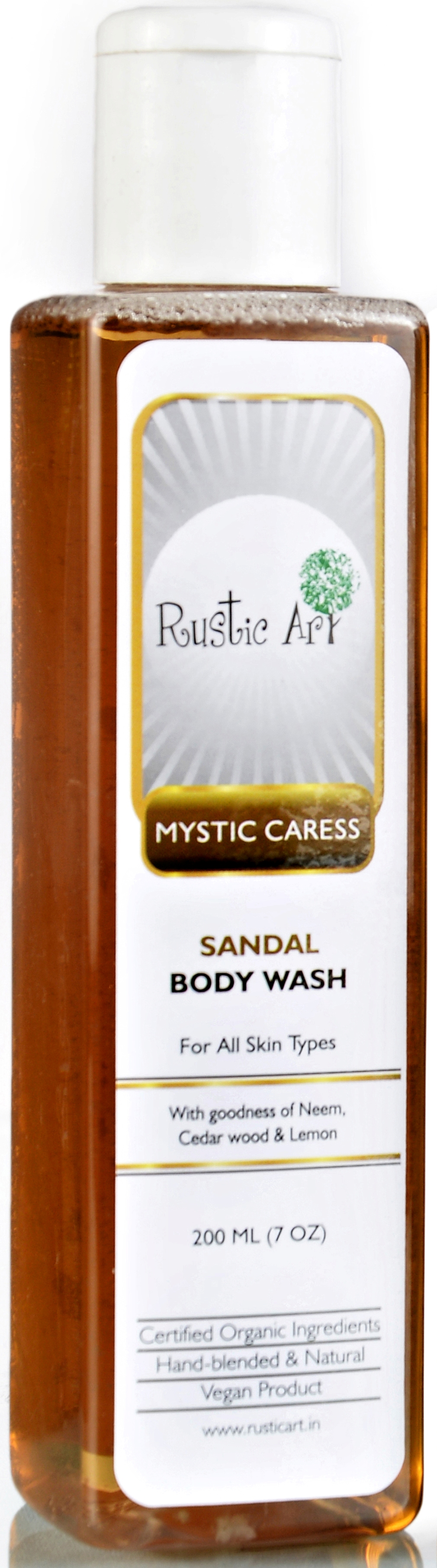 Buy Rustic Art Organic Sandal Body Wash at Best Price Online