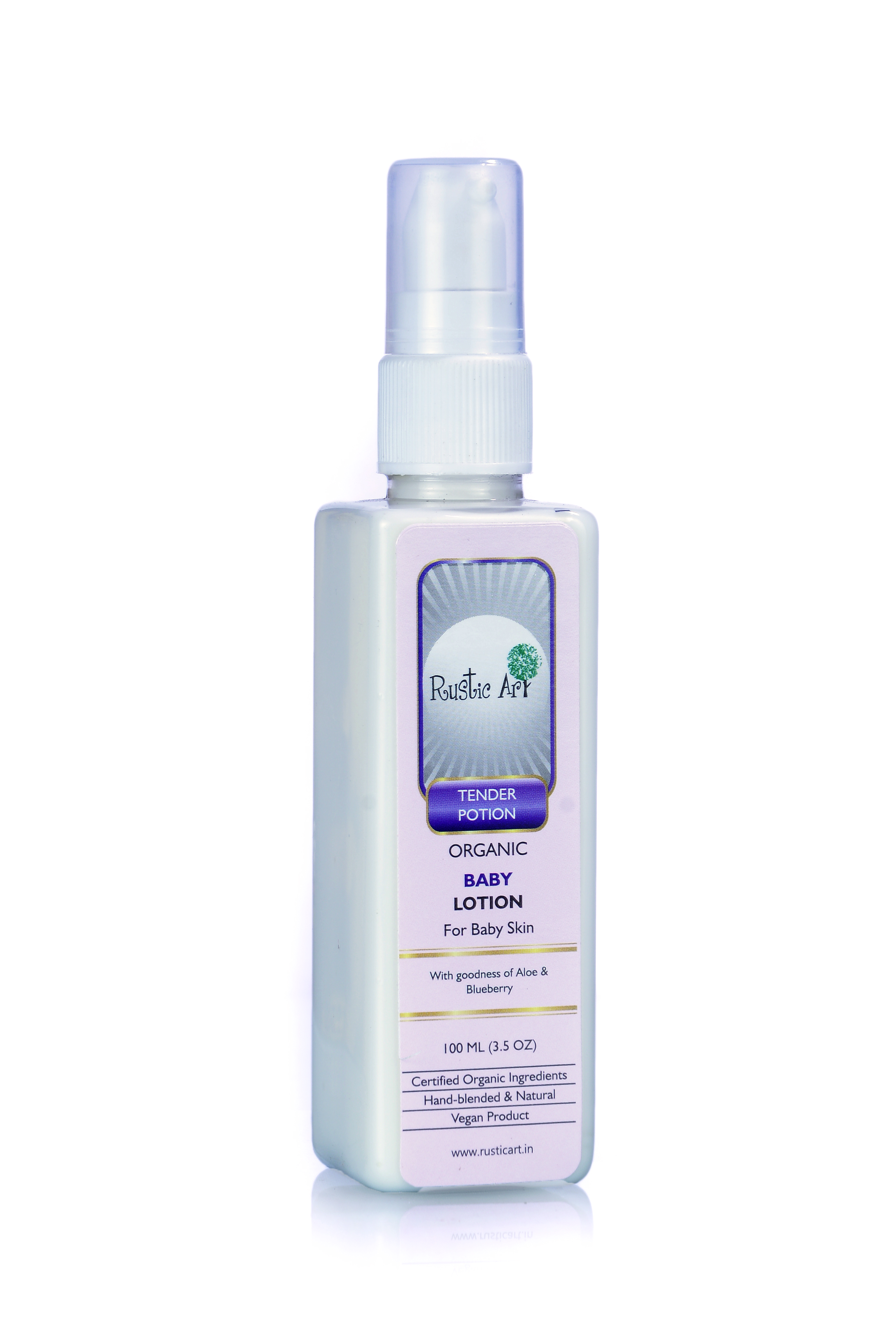 Buy Rustic Art Organic Blueberry Baby Lotion at Best Price Online