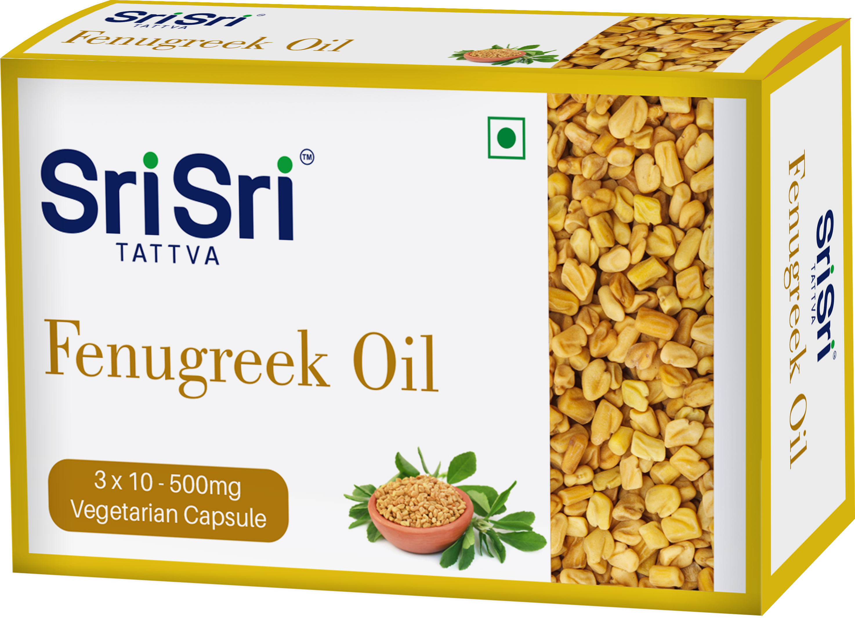 Sri Sri Tattva Fenugreek Oil Veg Capsule