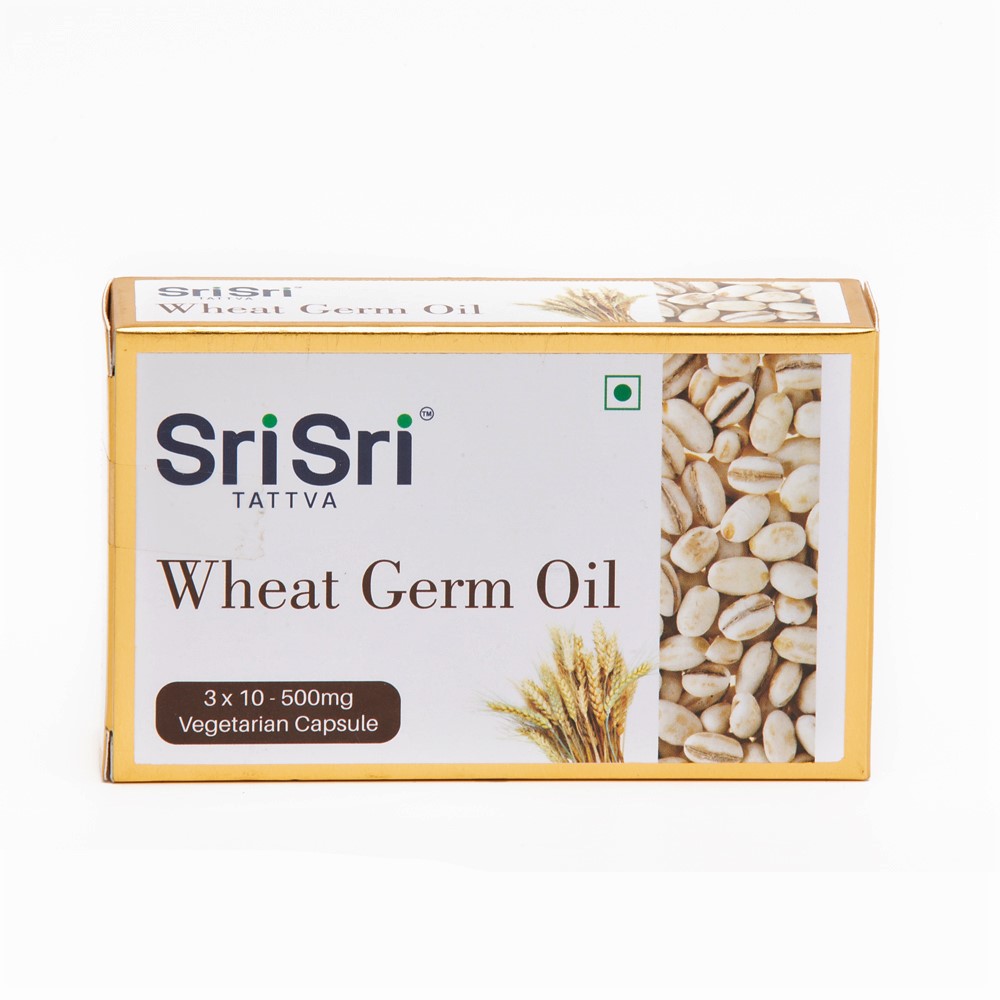 Sri Sri Tattva Wheat Germ Oil Veg Capsules