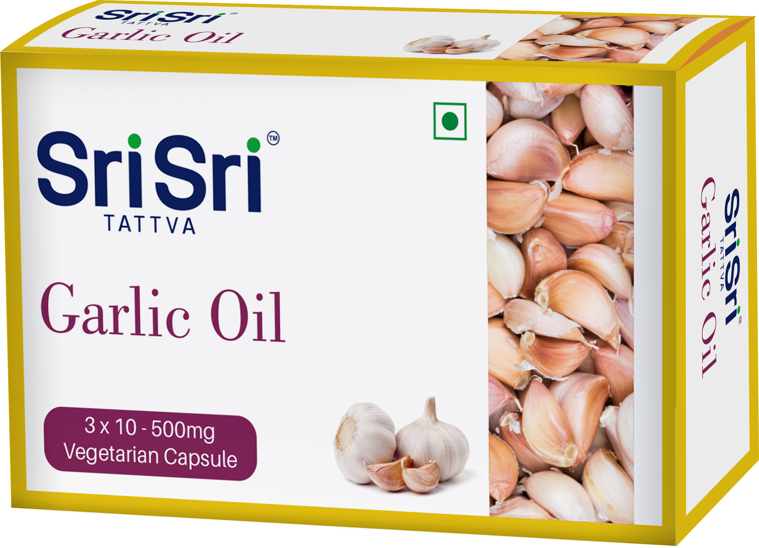 Sri Sri Tattva Garlic Oil Veg Capsule