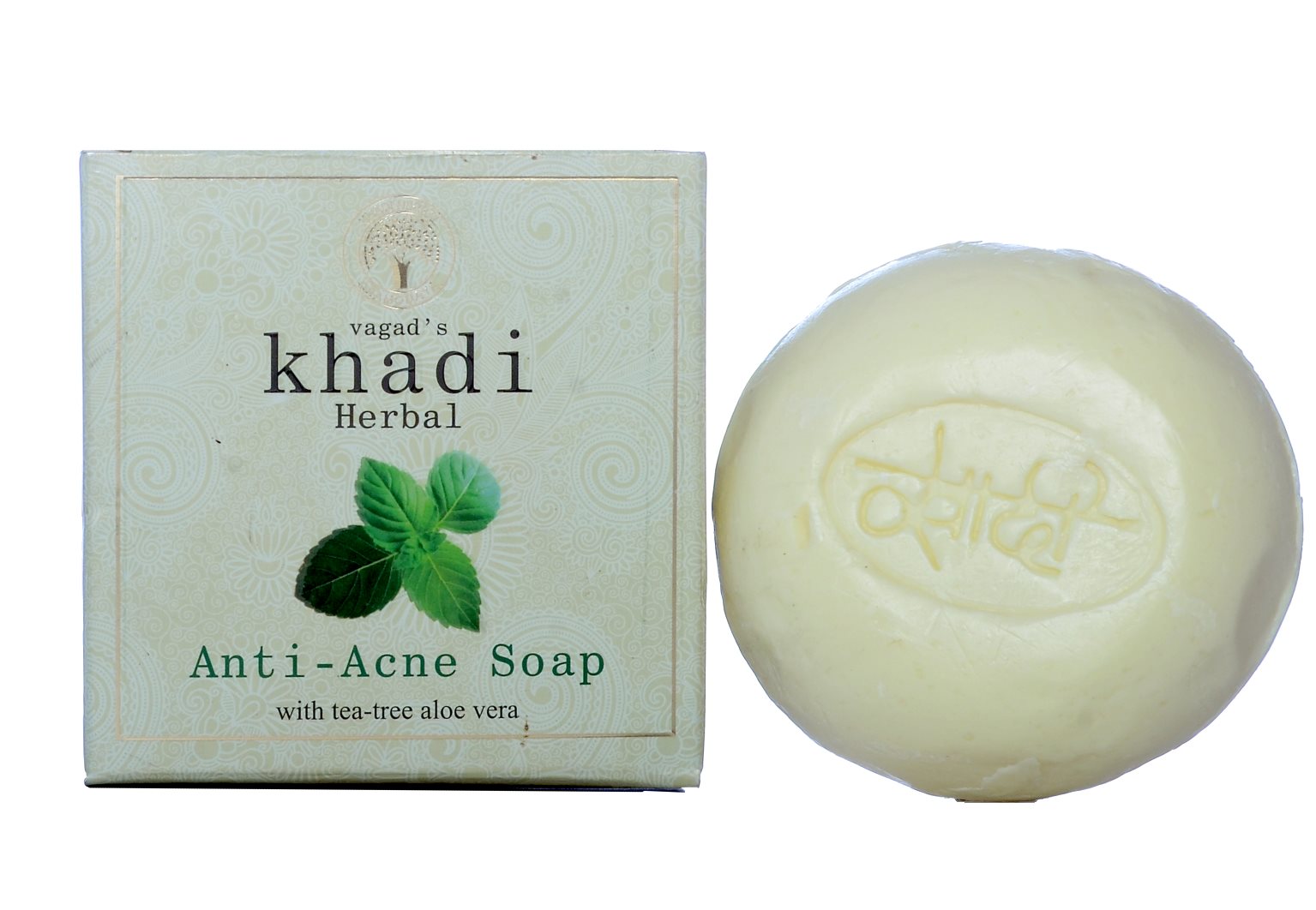 Buy Vagad's Khadi Tea Tree With Aloevera Anti Acne Milky Soap at Best Price Online