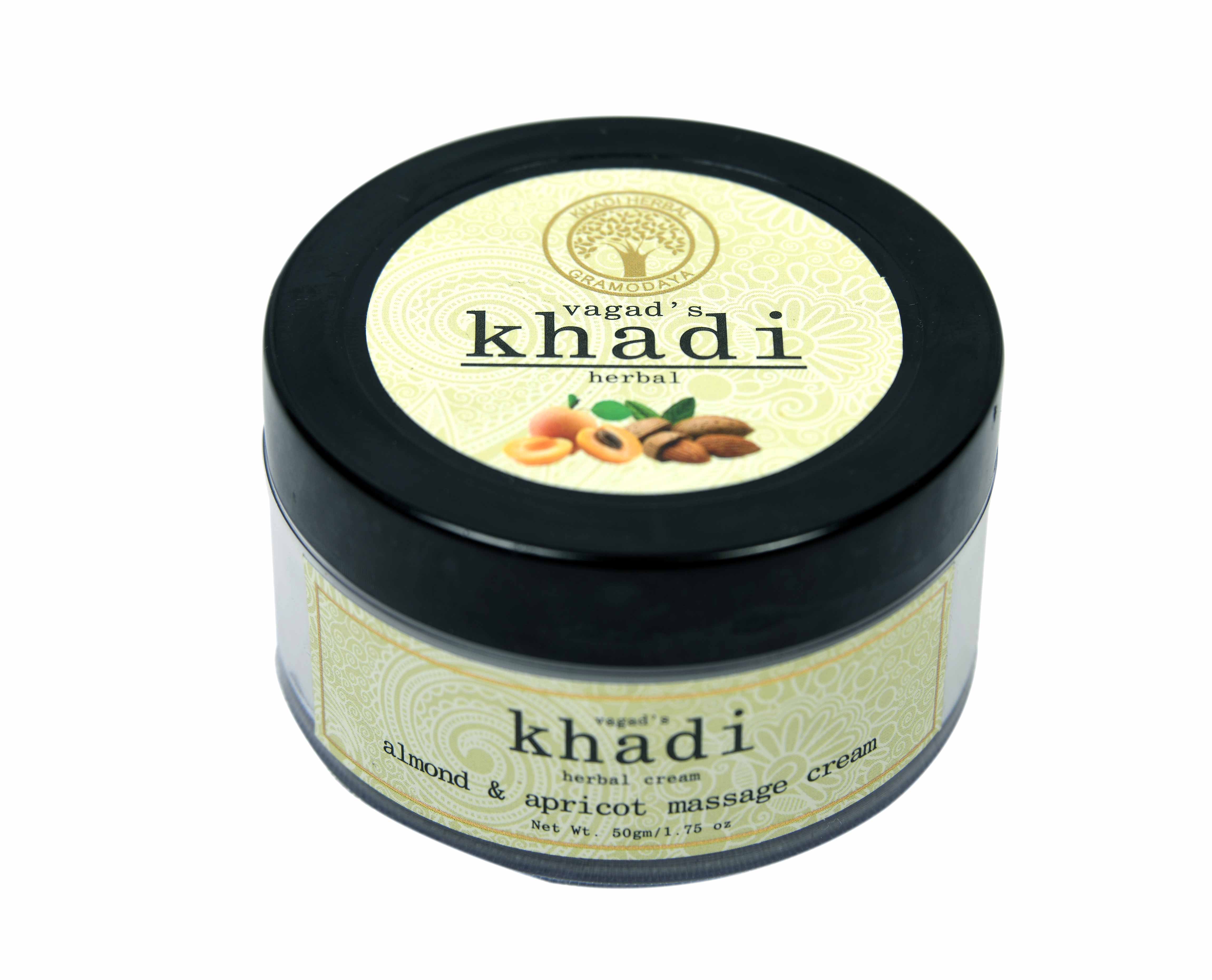 Vagad's Khadi Almond And Apricot Massage Cream