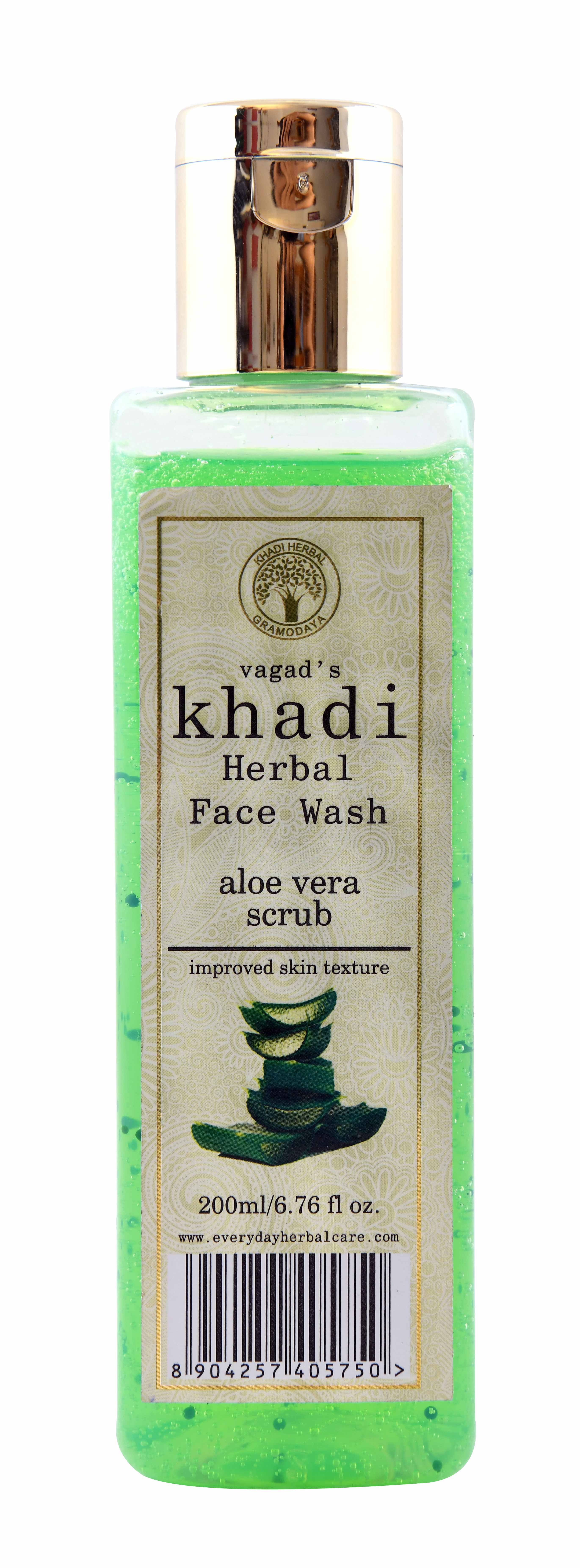 Vagad's Khadi Aloevera Scrub Face Wash