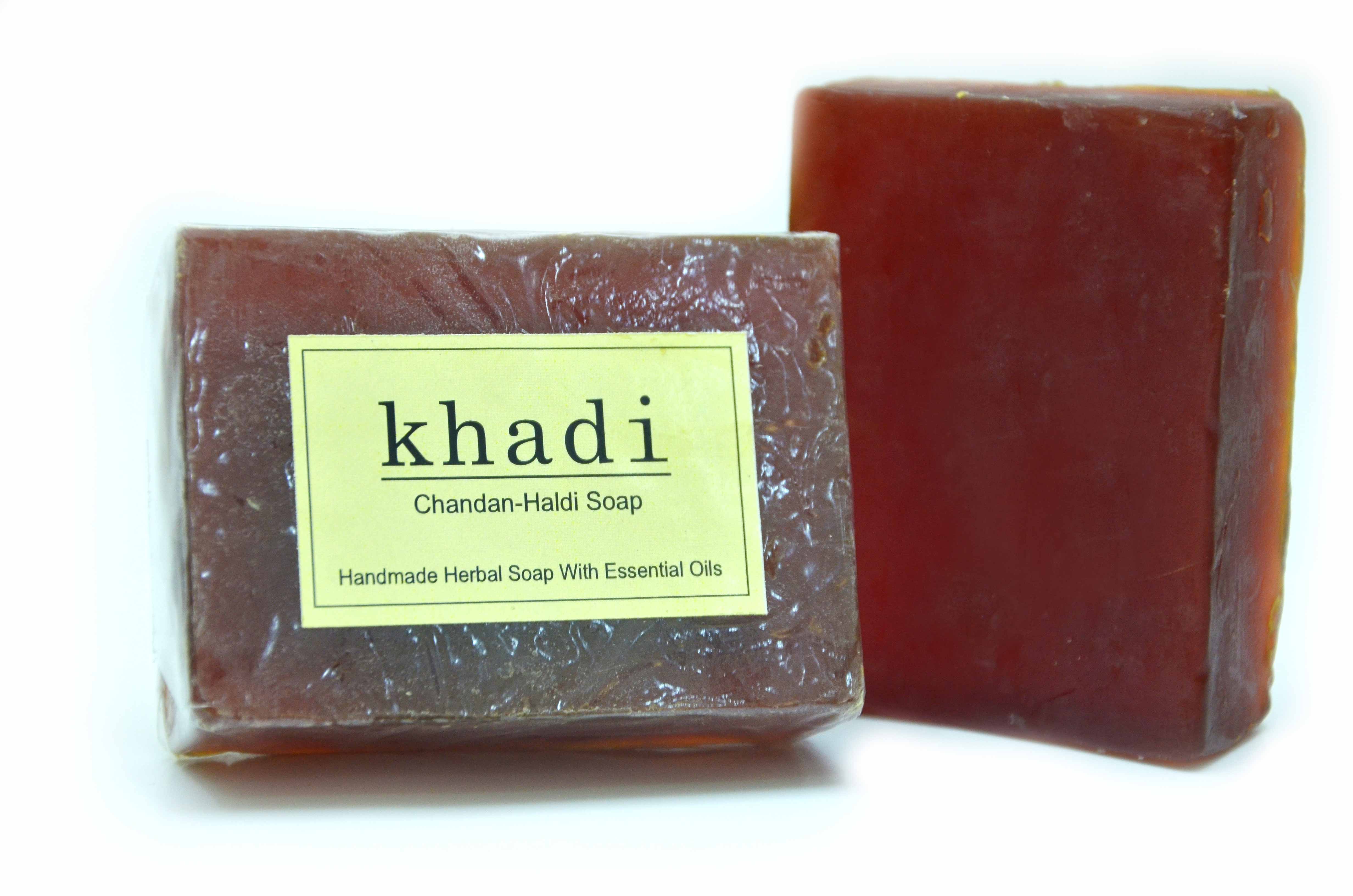 Vagad's Khadi Chandan Haldi Soap