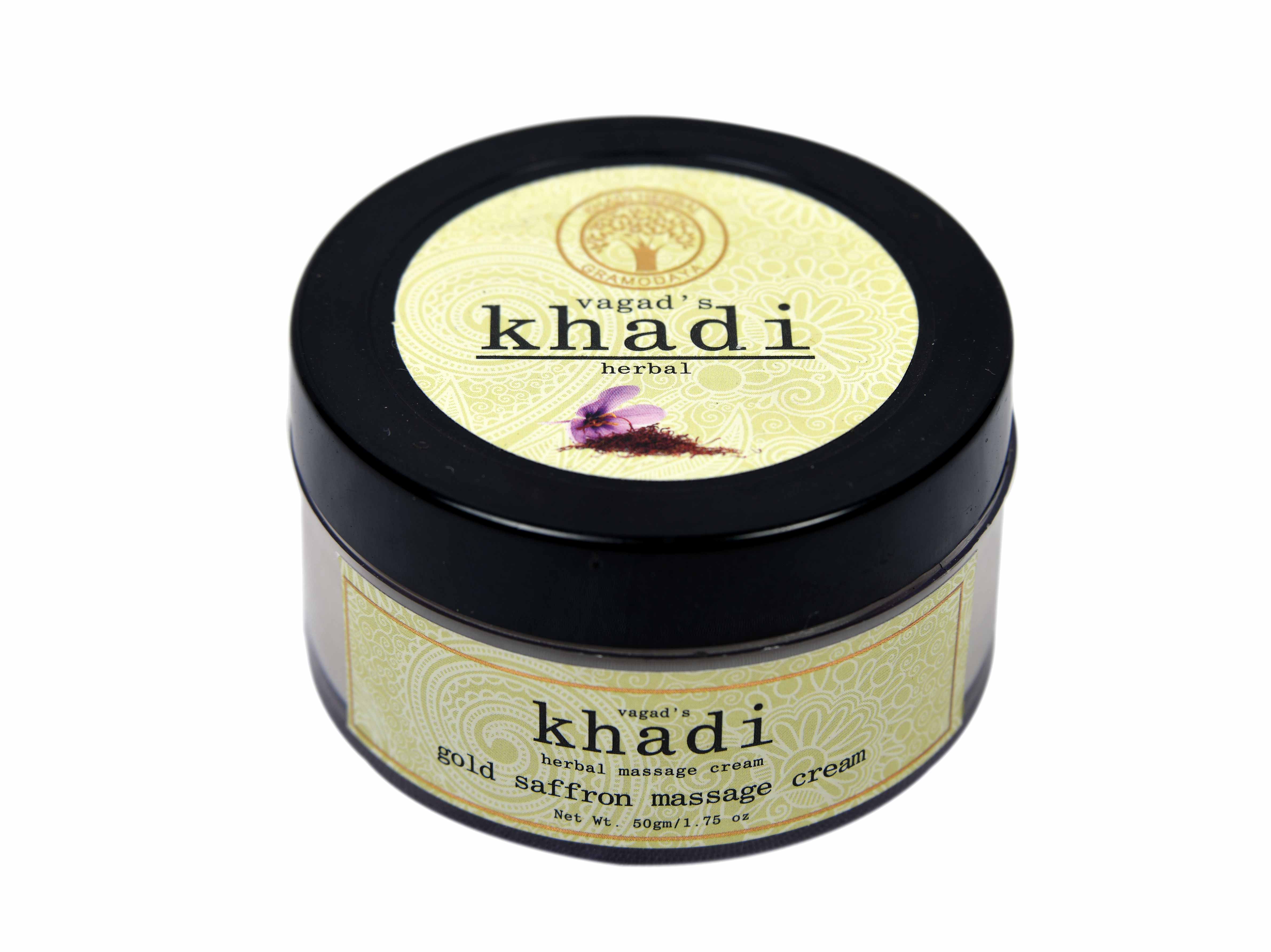 Vagad's Khadi Gold Saffron Massage Cream