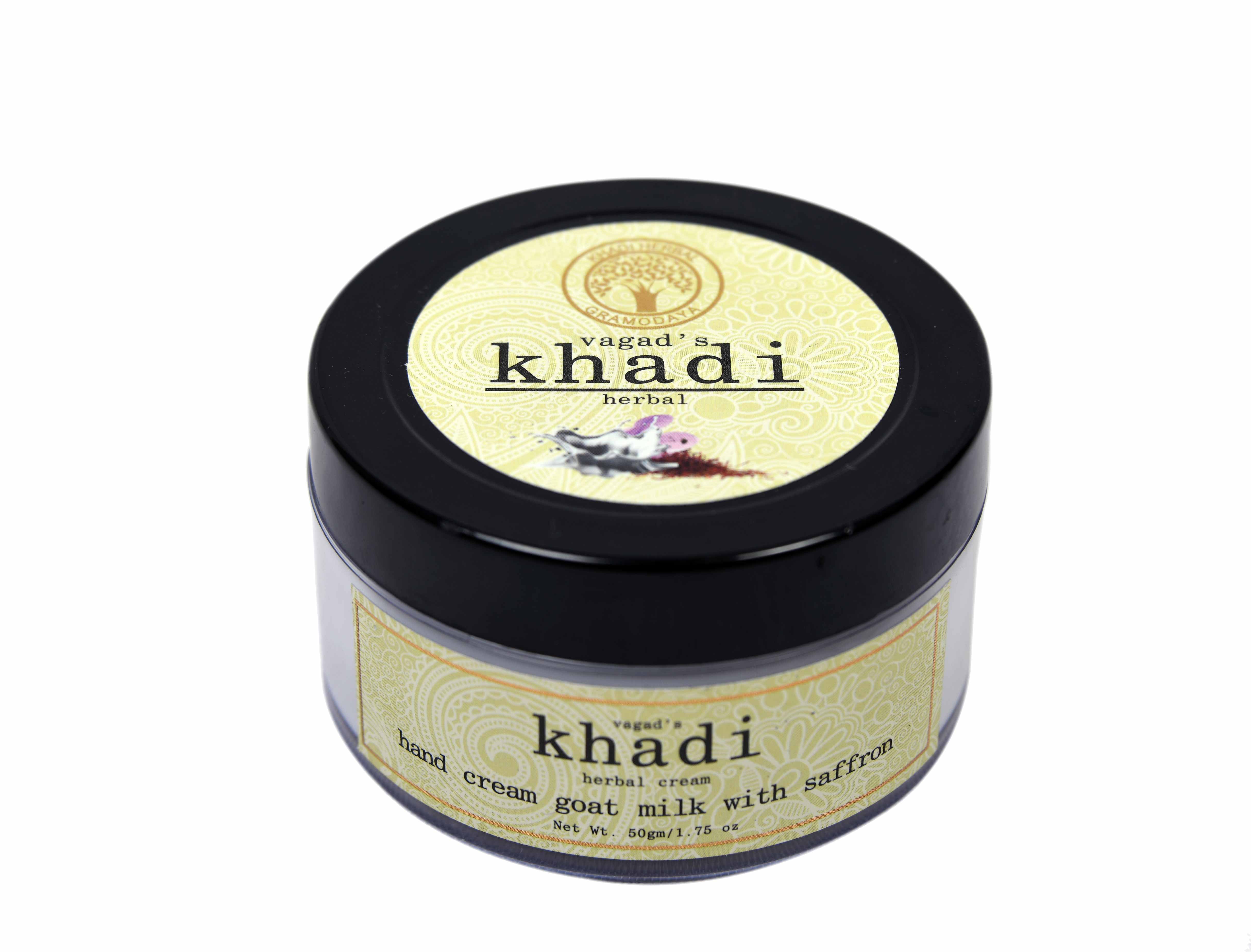 Buy Vagad's Khadi Goat Milk With Saffron Hand Cream at Best Price Online
