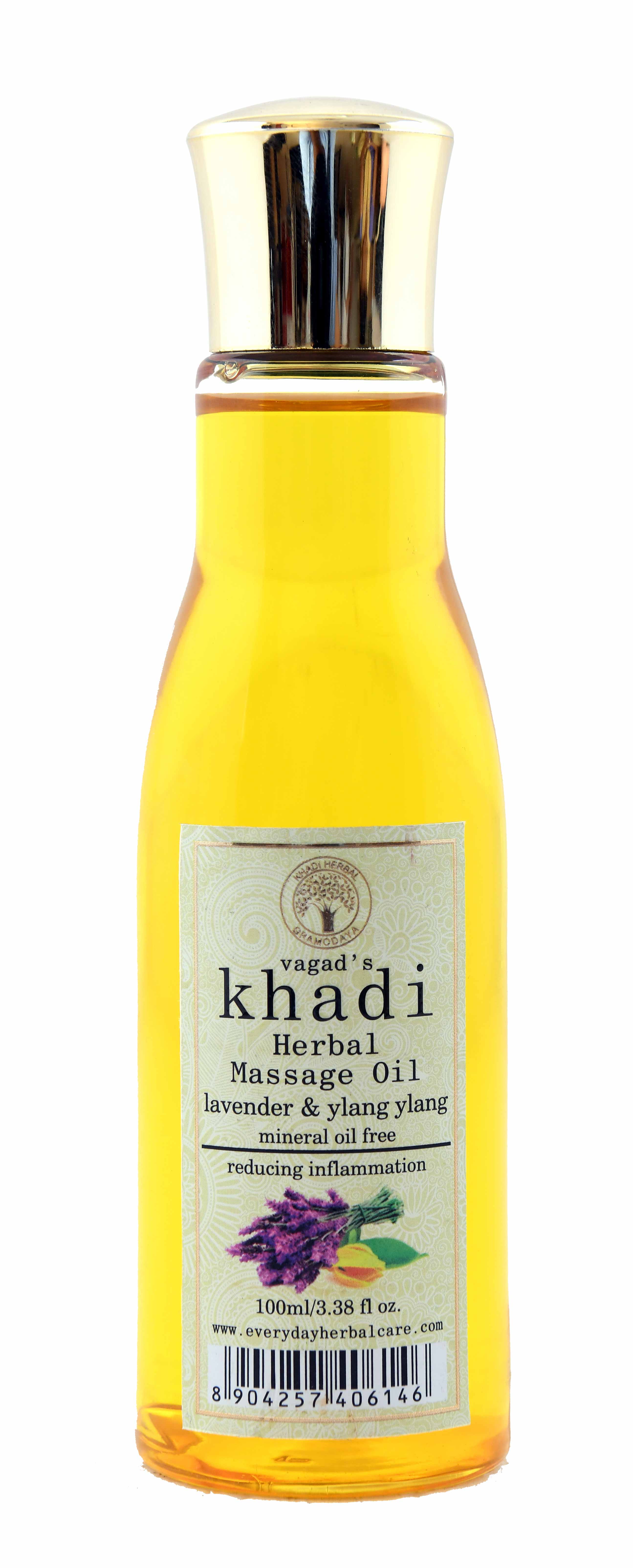 Vagad's Khadi Lavender And Ylang Ylang Massage Oil