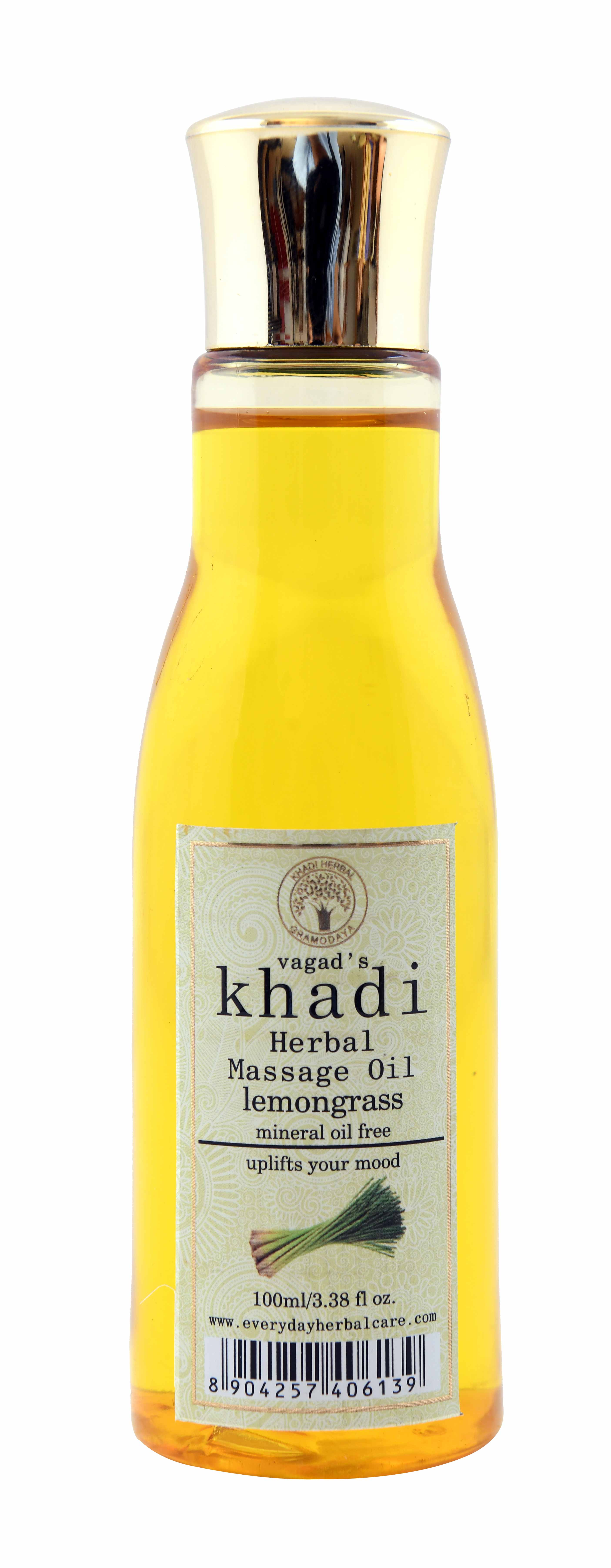 Buy Vagad's Khadi Lemongrass Massage Oil at Best Price Online