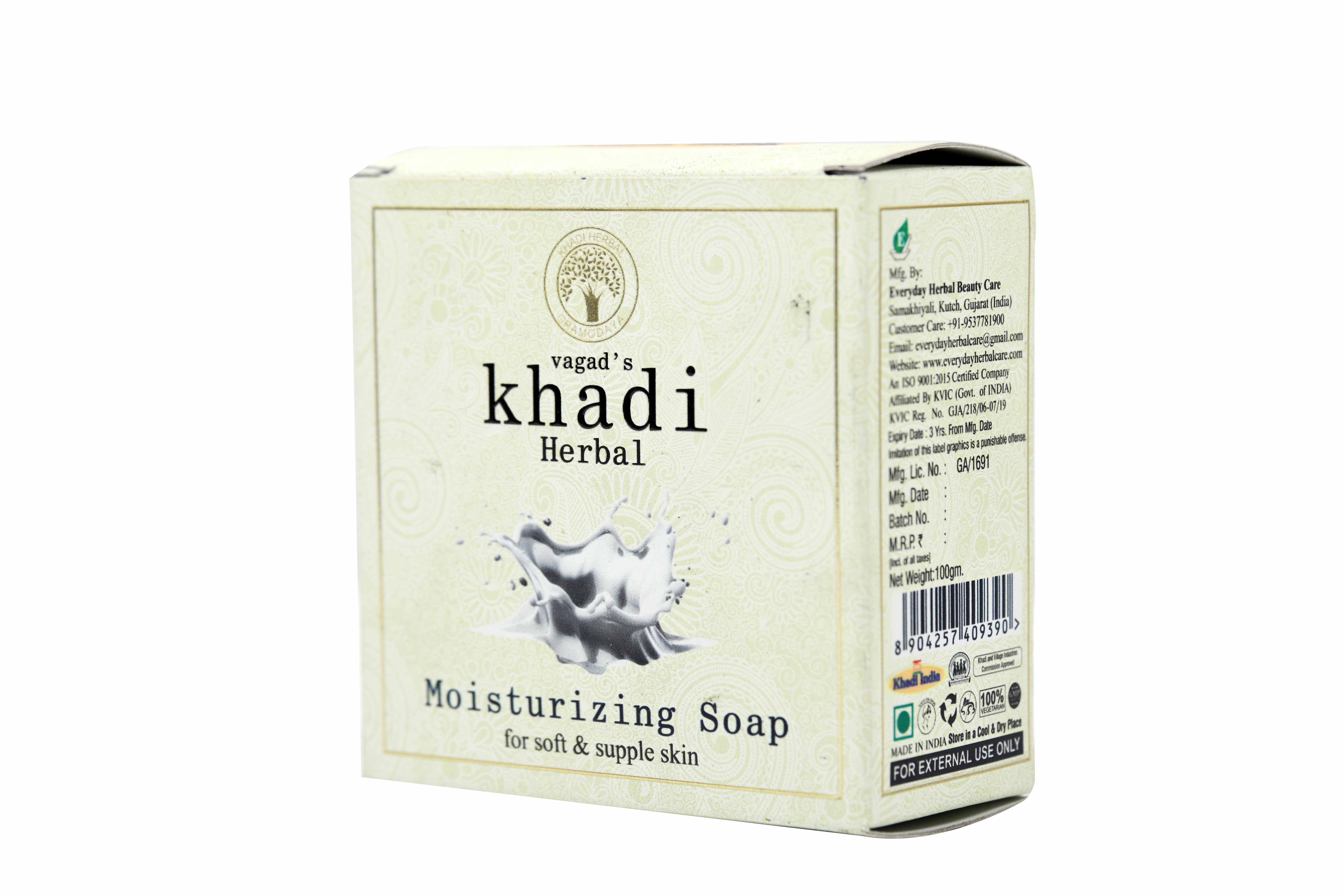 Vagad's Khadi Moisturizing Milky Soap For Soft And Supple Skin