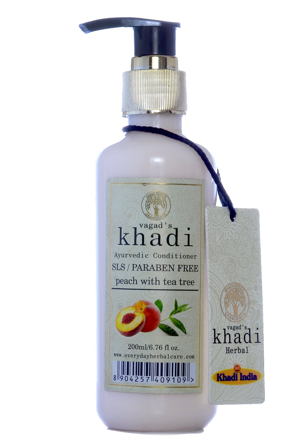 Vagad's Khadi Peach With Tea Tree SLS And Paraben Free Conditioner