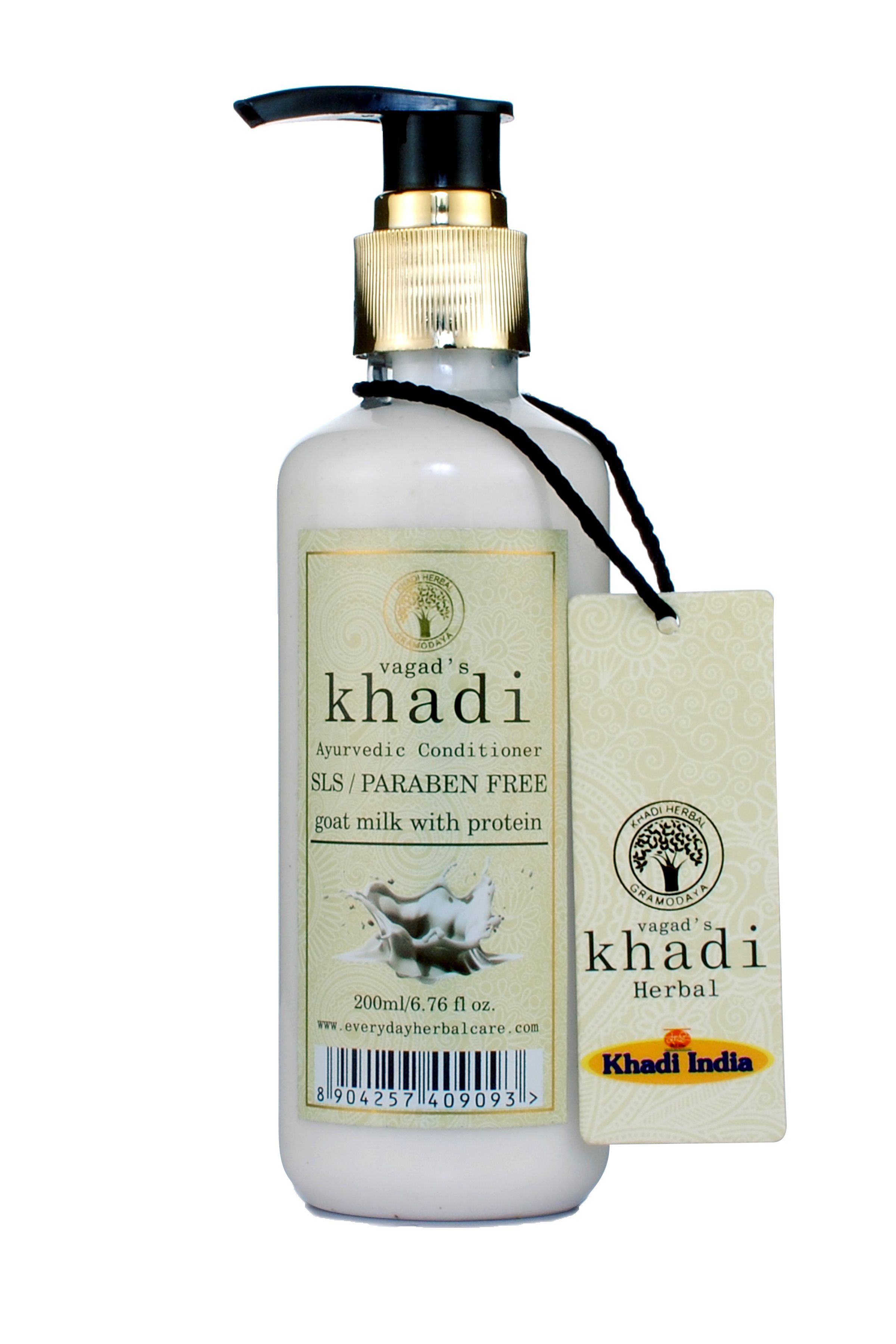 Vagad's Khadi Goat Milk With Protein S L S And Paraben Free Conditioner