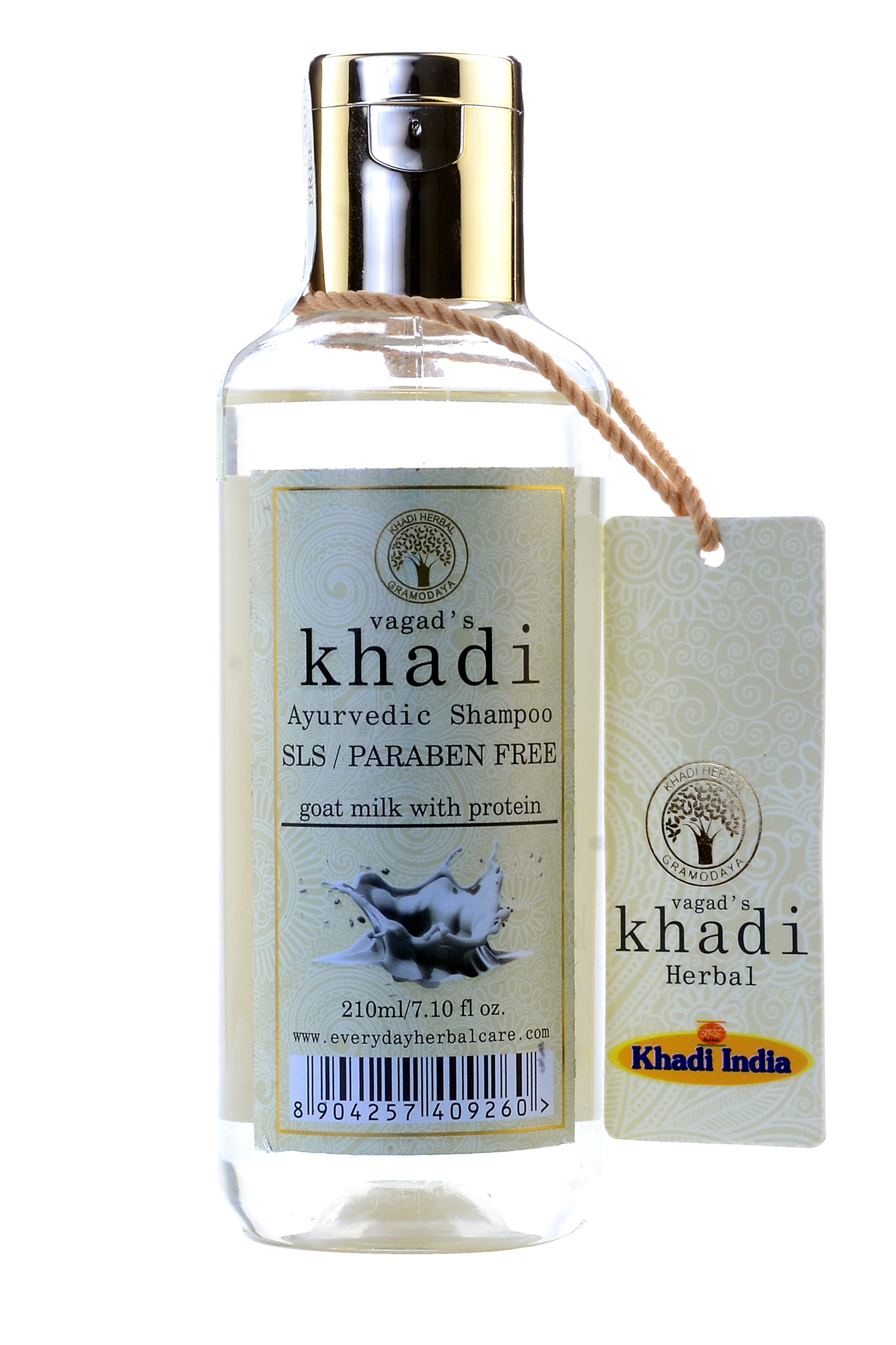 Vagad's Khadi S.L.S And Paraben Free Goat Milk With Protein Shampoo