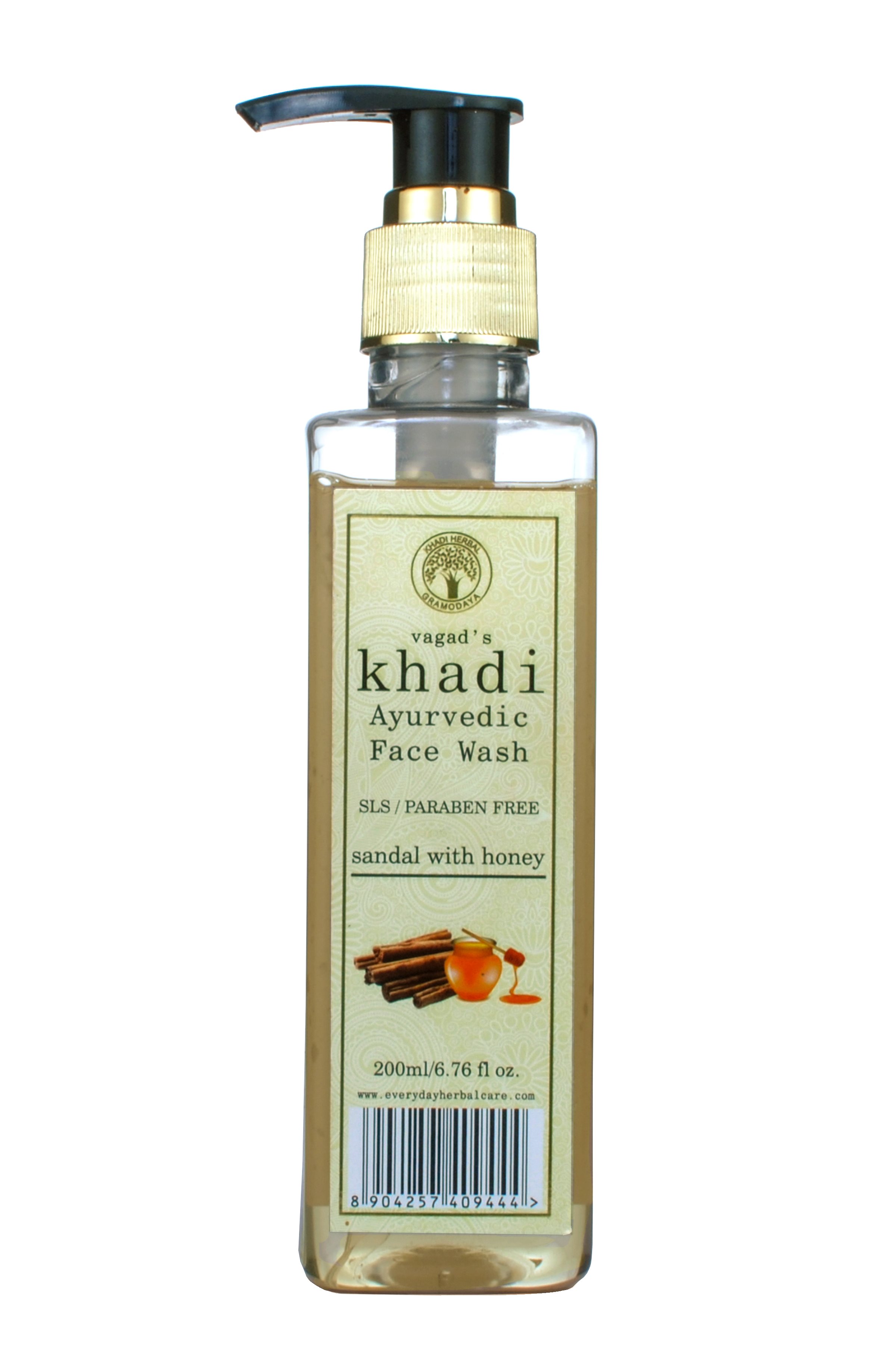 Vagad's Khadi S.L.S And Paraben Free Sandal With Honey Face Wash