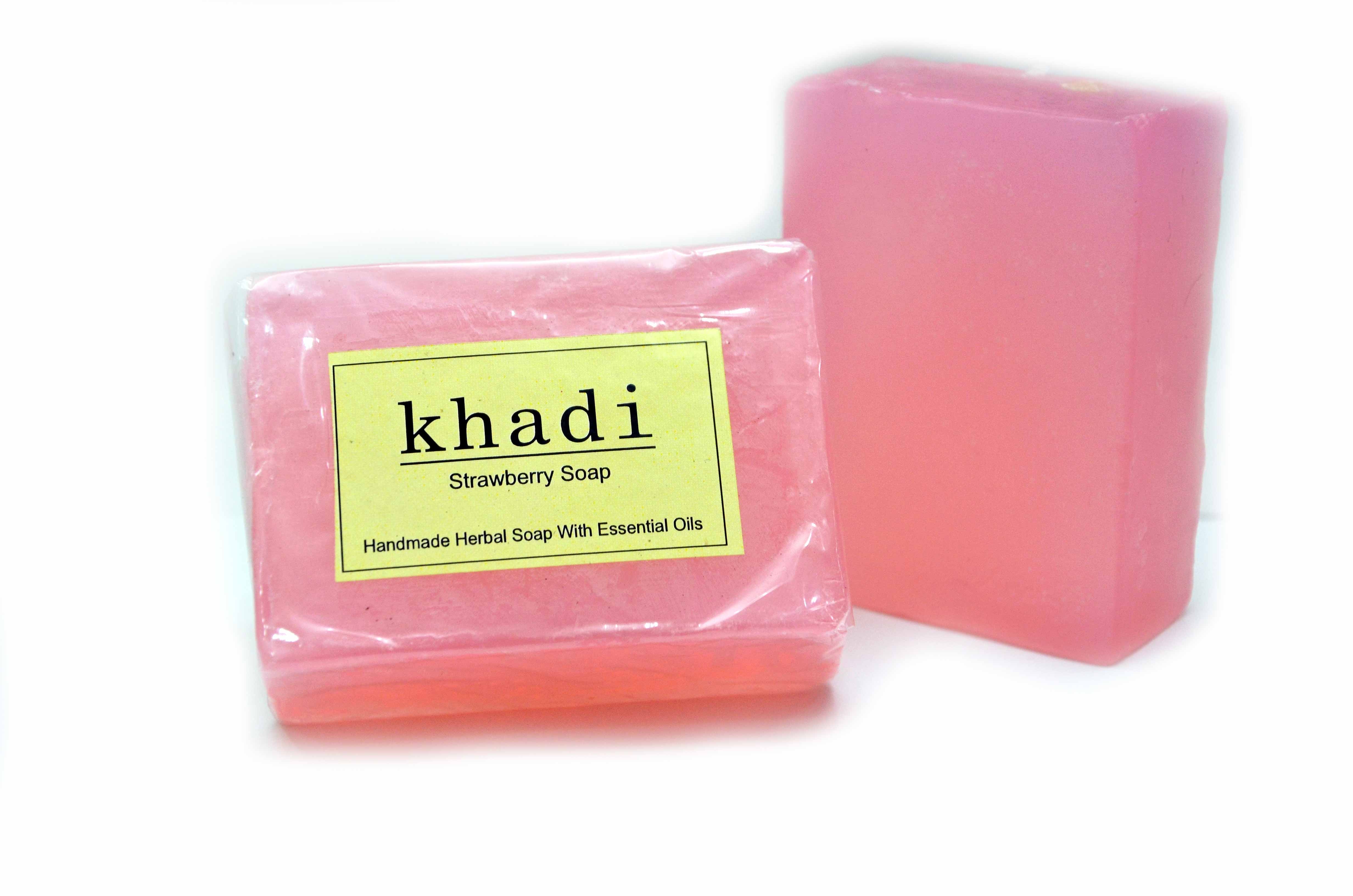 Buy Vagad's Khadi Strawberry Soap at Best Price Online