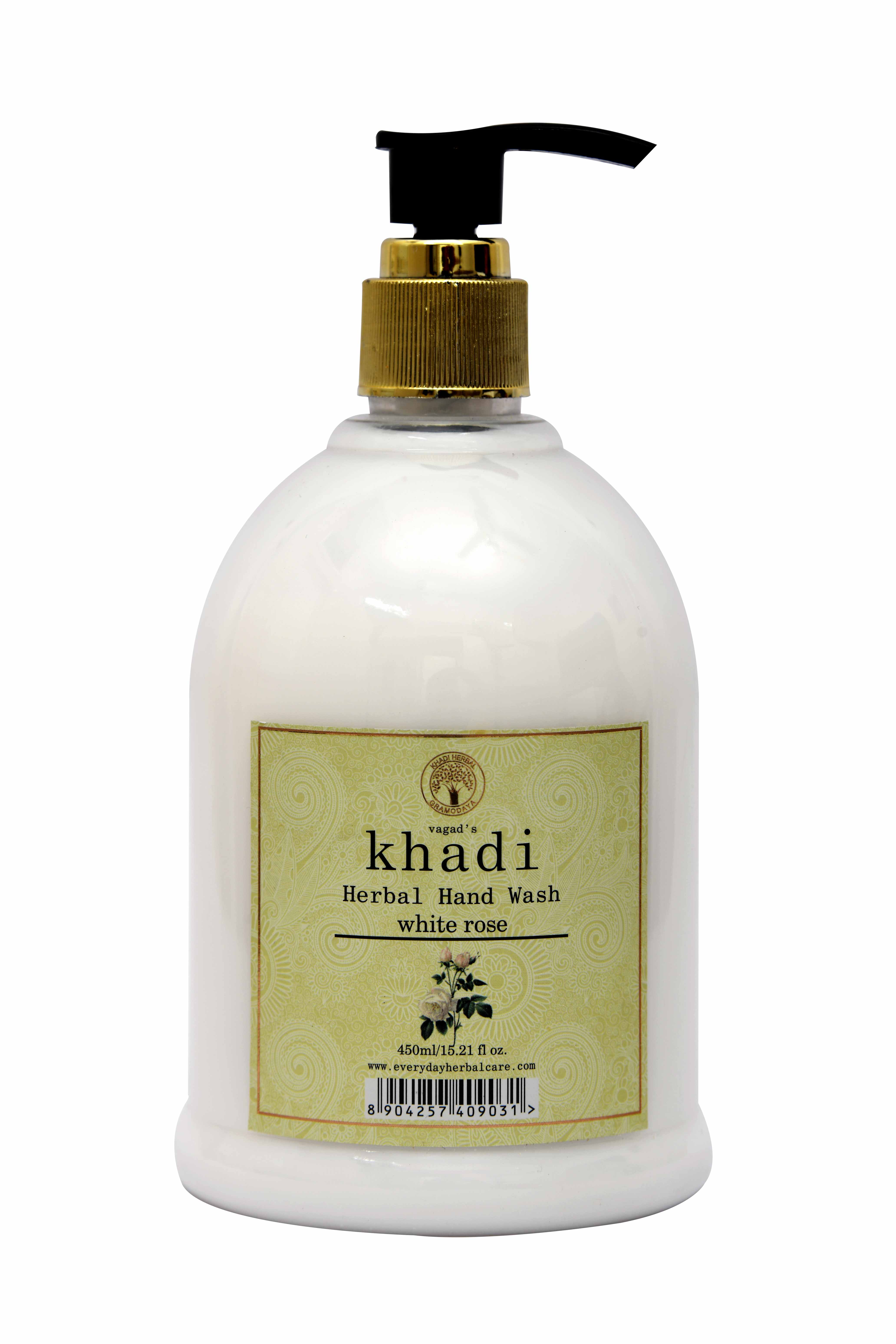 Buy Vagad's Khadi White Rose Herbal Handwash at Best Price Online