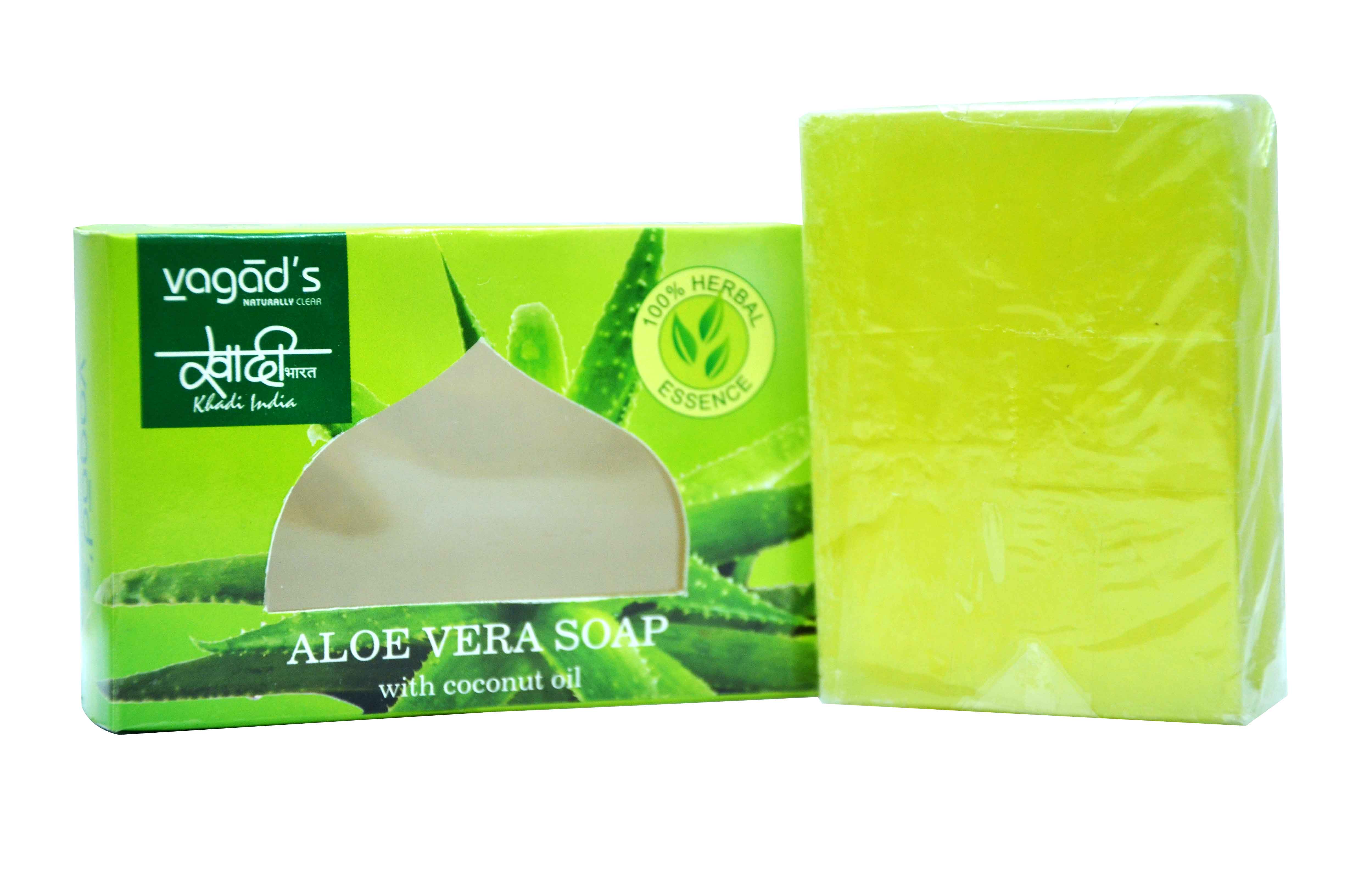 Vagad's Khadi Aloevera Soap With Coconut Oil