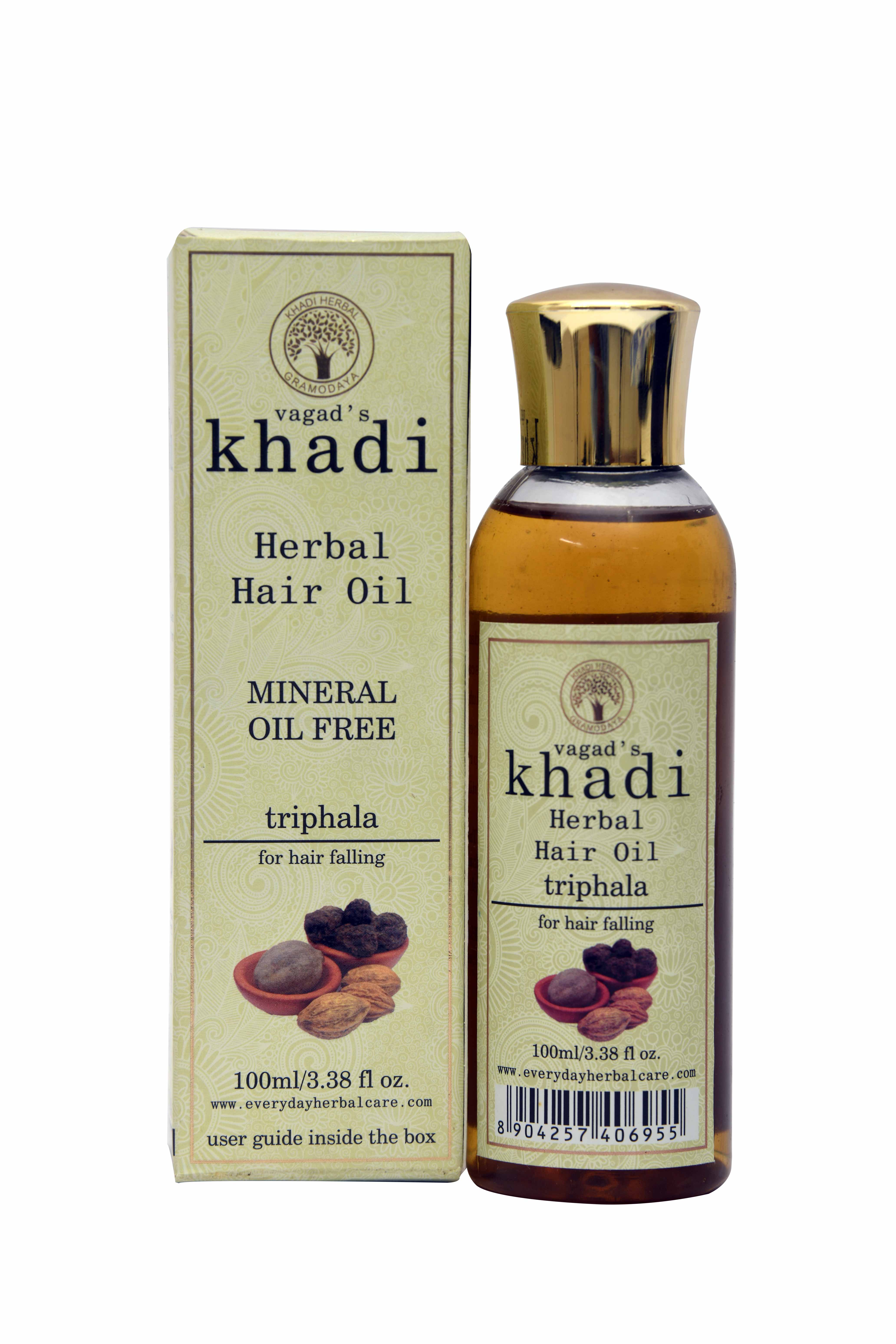 Buy Vagad's Khadi Trifla Mineral Free Hair Oil Online at Best Price in 2021